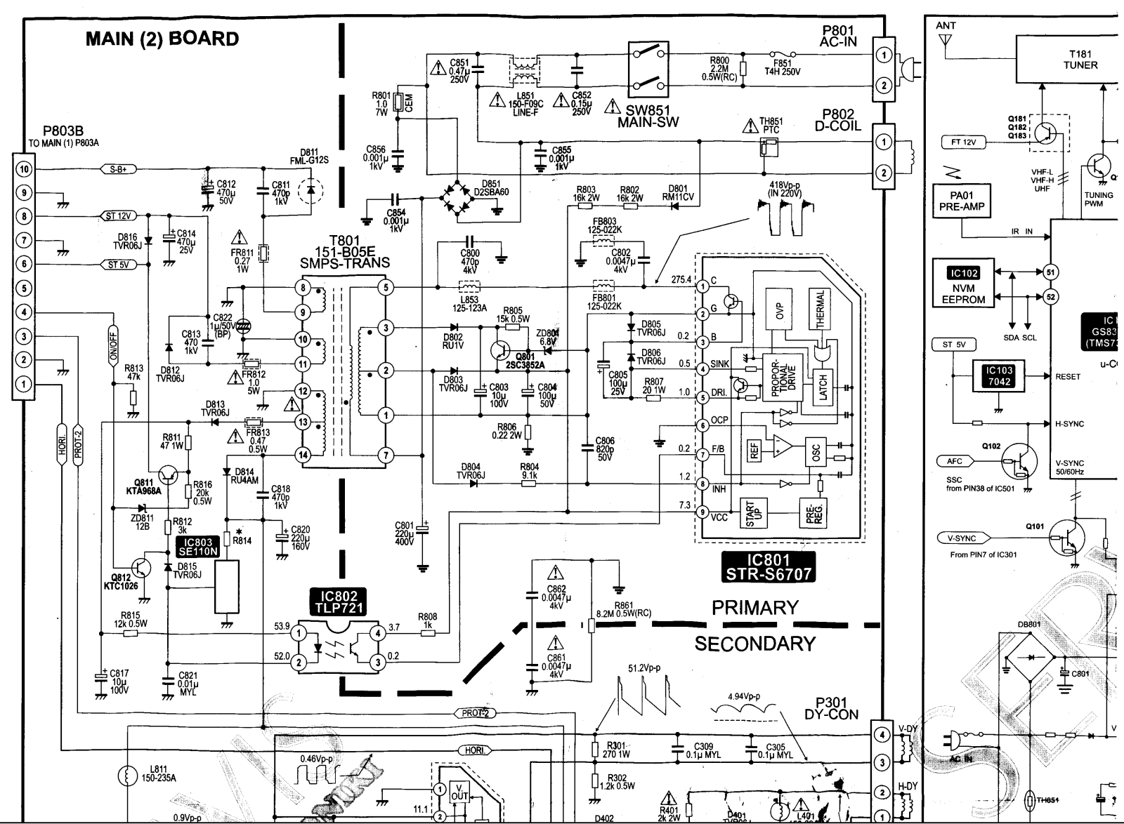 Goldstar cf21c22x schematic