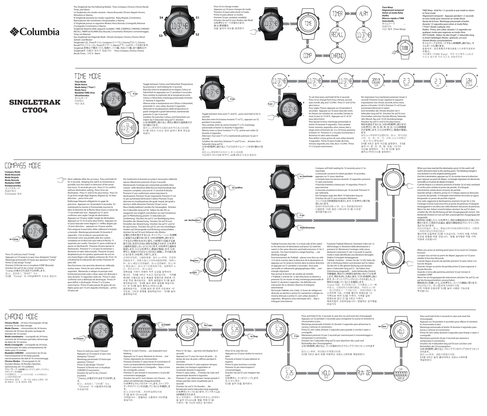 Columbia Sportswear CT004 User Manual