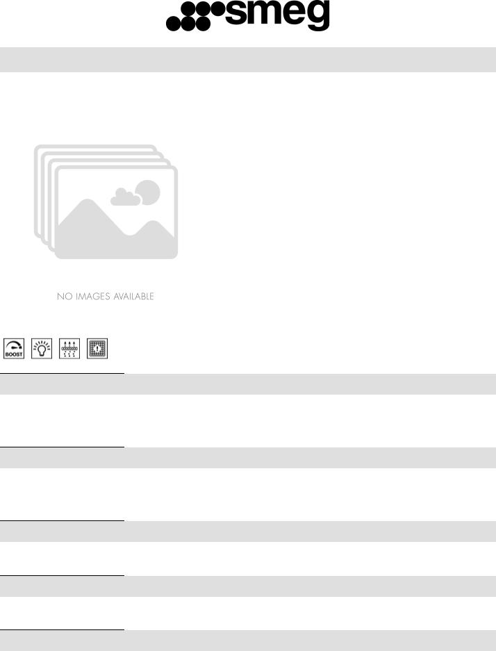 Smeg KSPP90XC Technical sheet