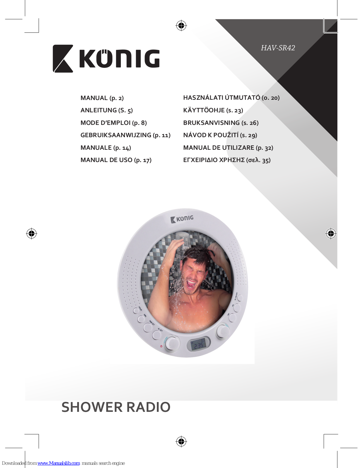 Konig HAV-SR42 User Manual