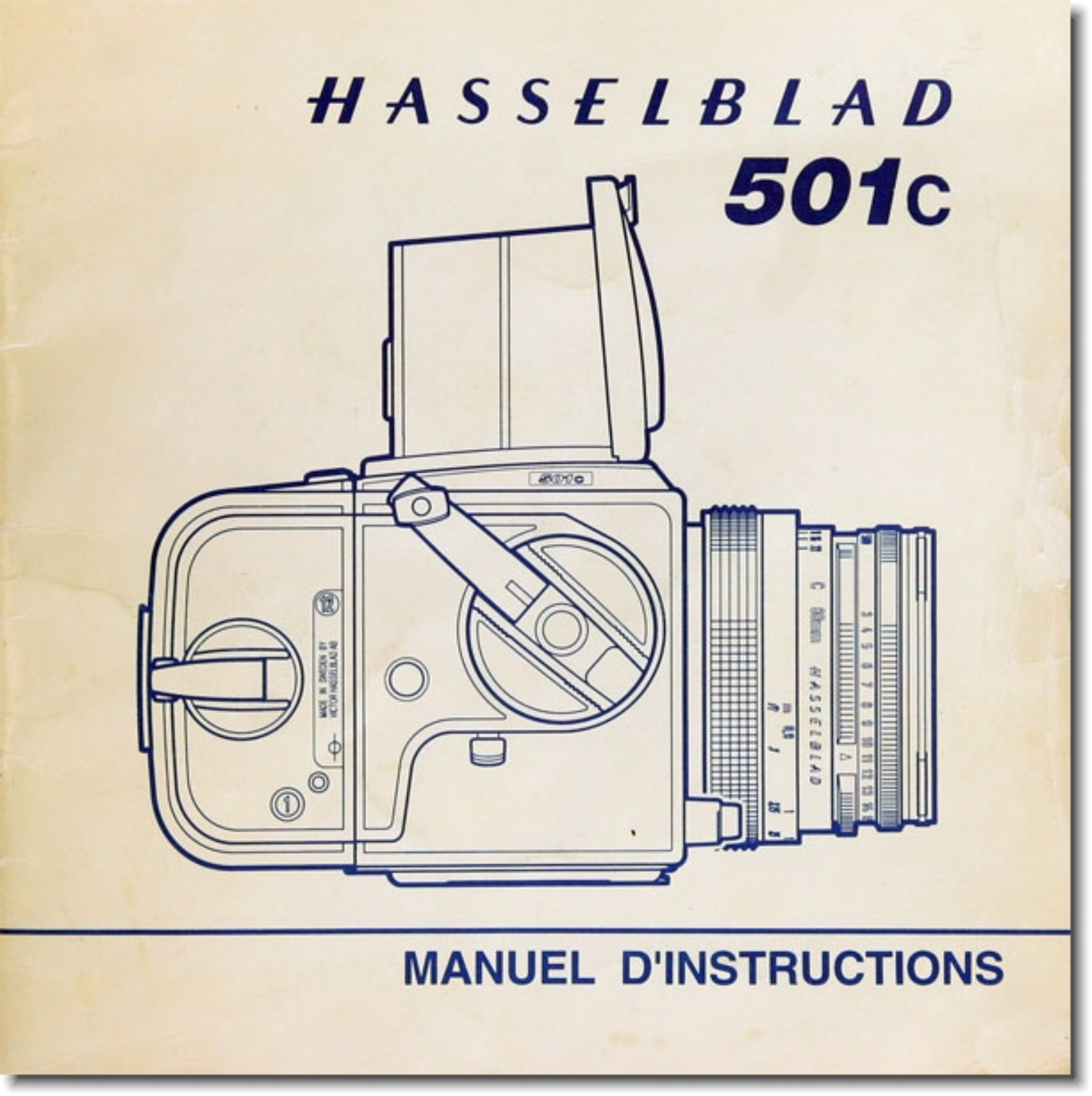 HASSELBLAD 501 C Instruction Manual