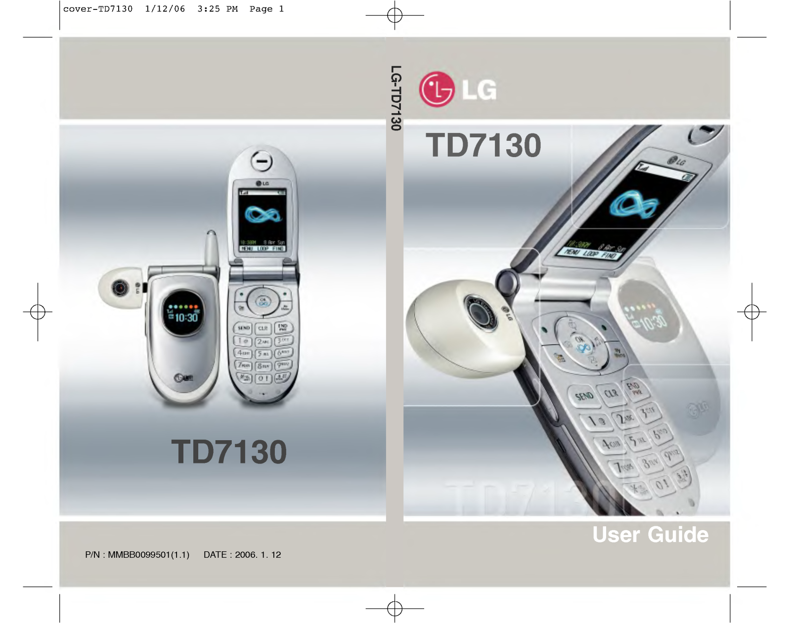 LG LGTD7130 User Manual