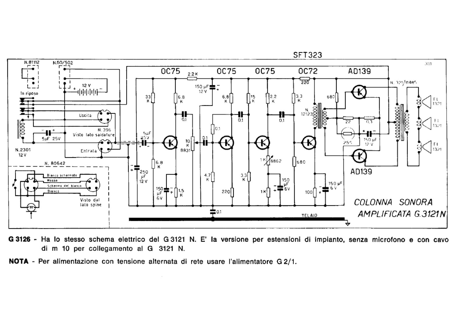 Geloso g3132n schematic