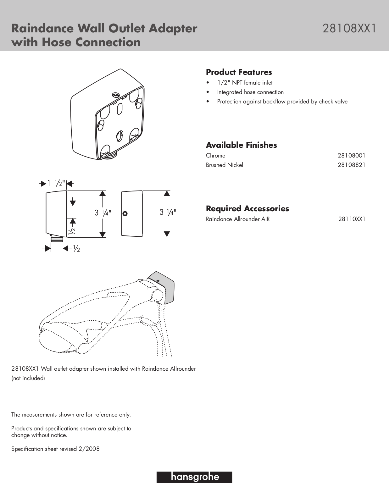 Factory Direct Hardware 28108 User Manual