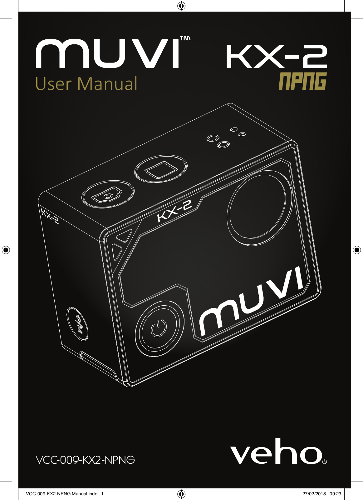 Veho VCC-009-KX2-NPNG User Manual