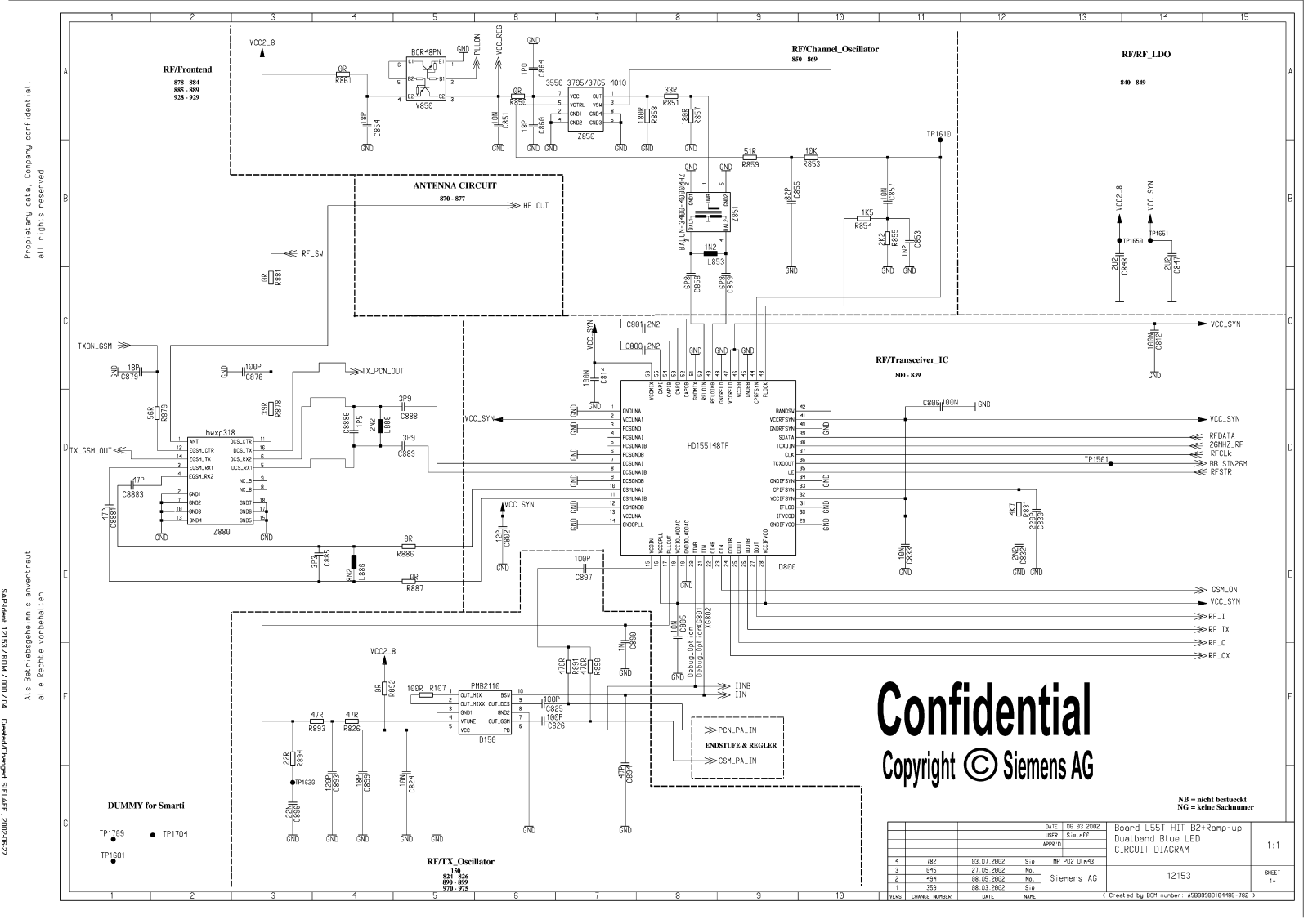 SIEMENS C55 Schematics 3