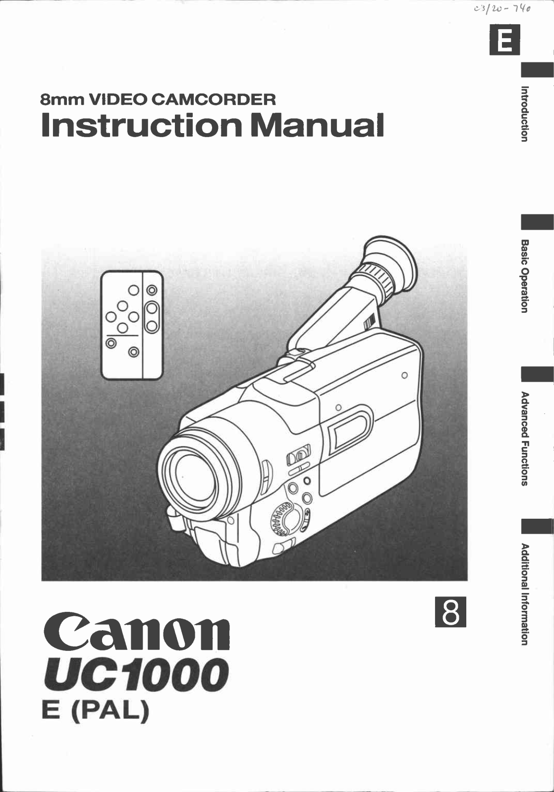 Canon UC 1000 User Manual