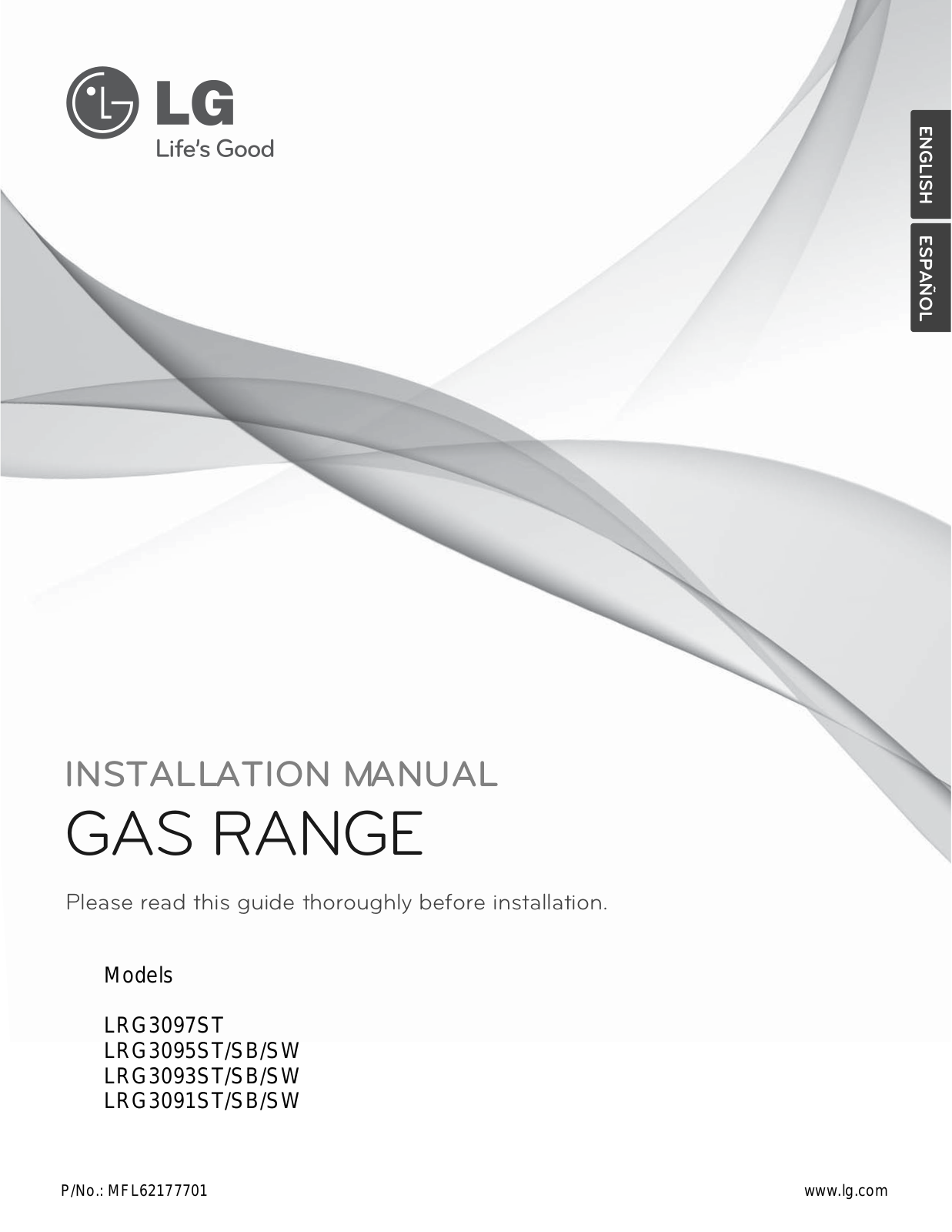 LG LRG3093ST-SB-SW, LRG3095ST-SB-SW, LRG3097ST, LRG3091ST-SB-SW User Manual