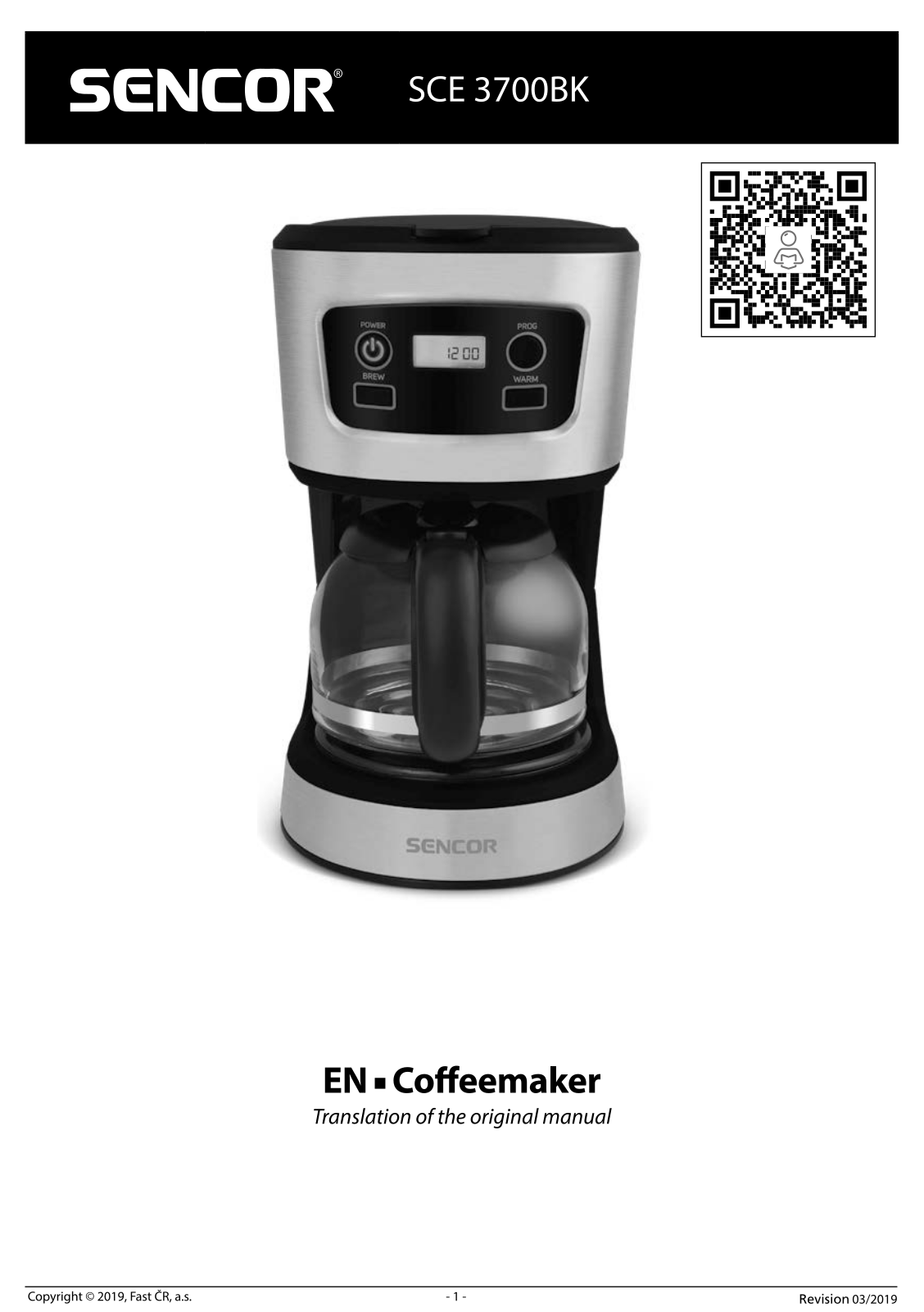 Sencor SCE 3700BK User guide - ManualMachine.com