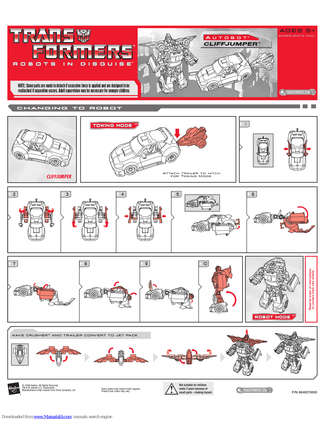 Hasbro 81273, 82866 Instructions Manual - ManualMachine.com
