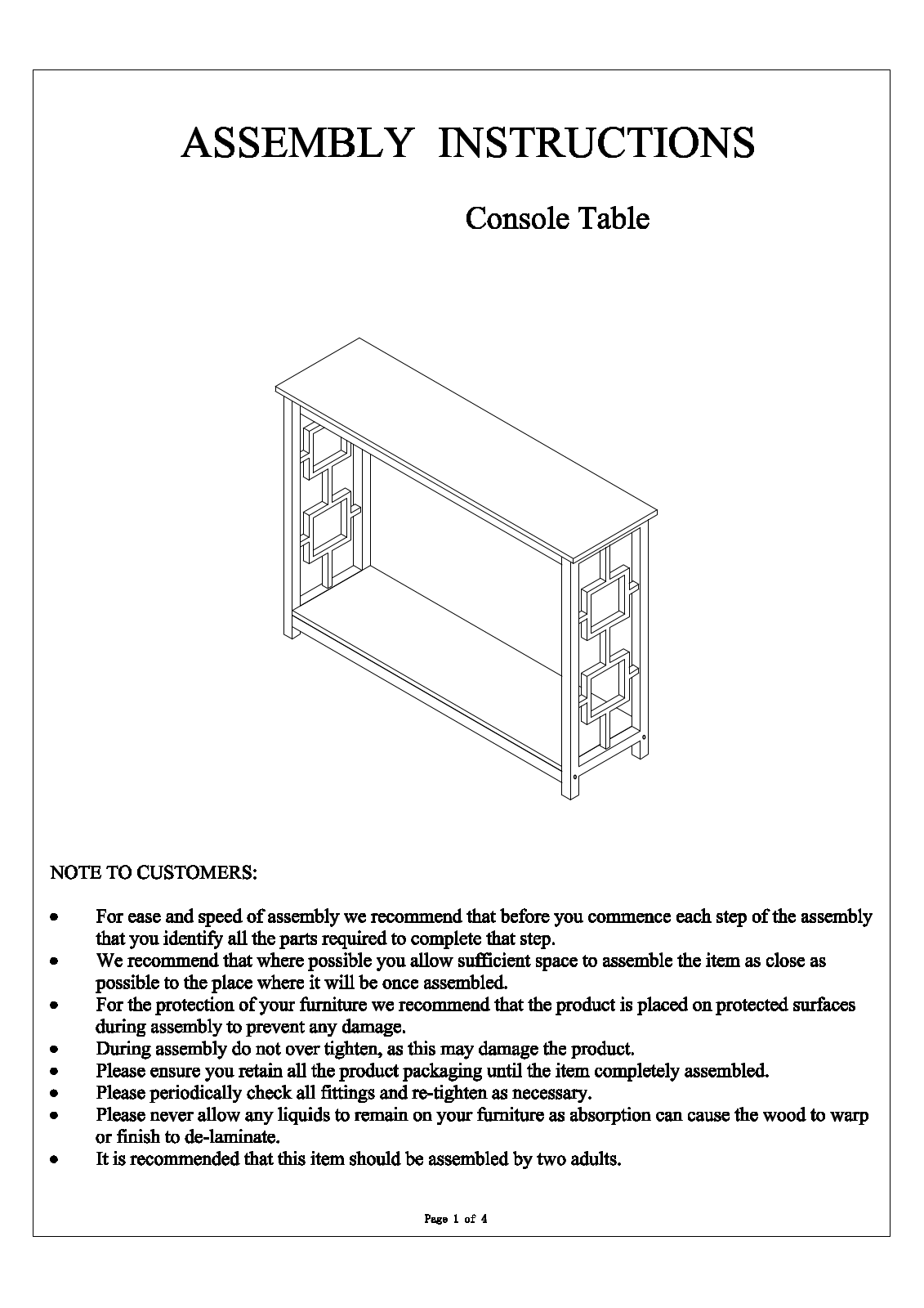 Ebern Designs ENDE2119 Assembly Instructions - ManualMachine.com