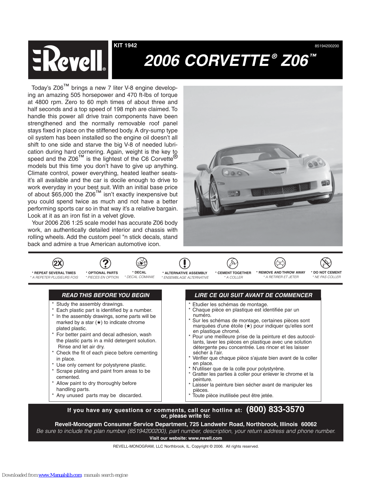 REVELL 1942 Assembly Manual