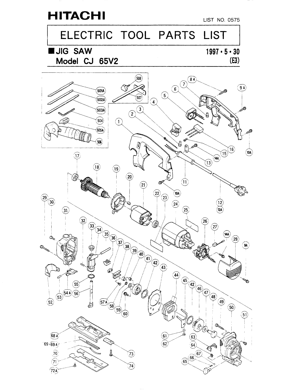 Hitachi CJ65V2 User Manual