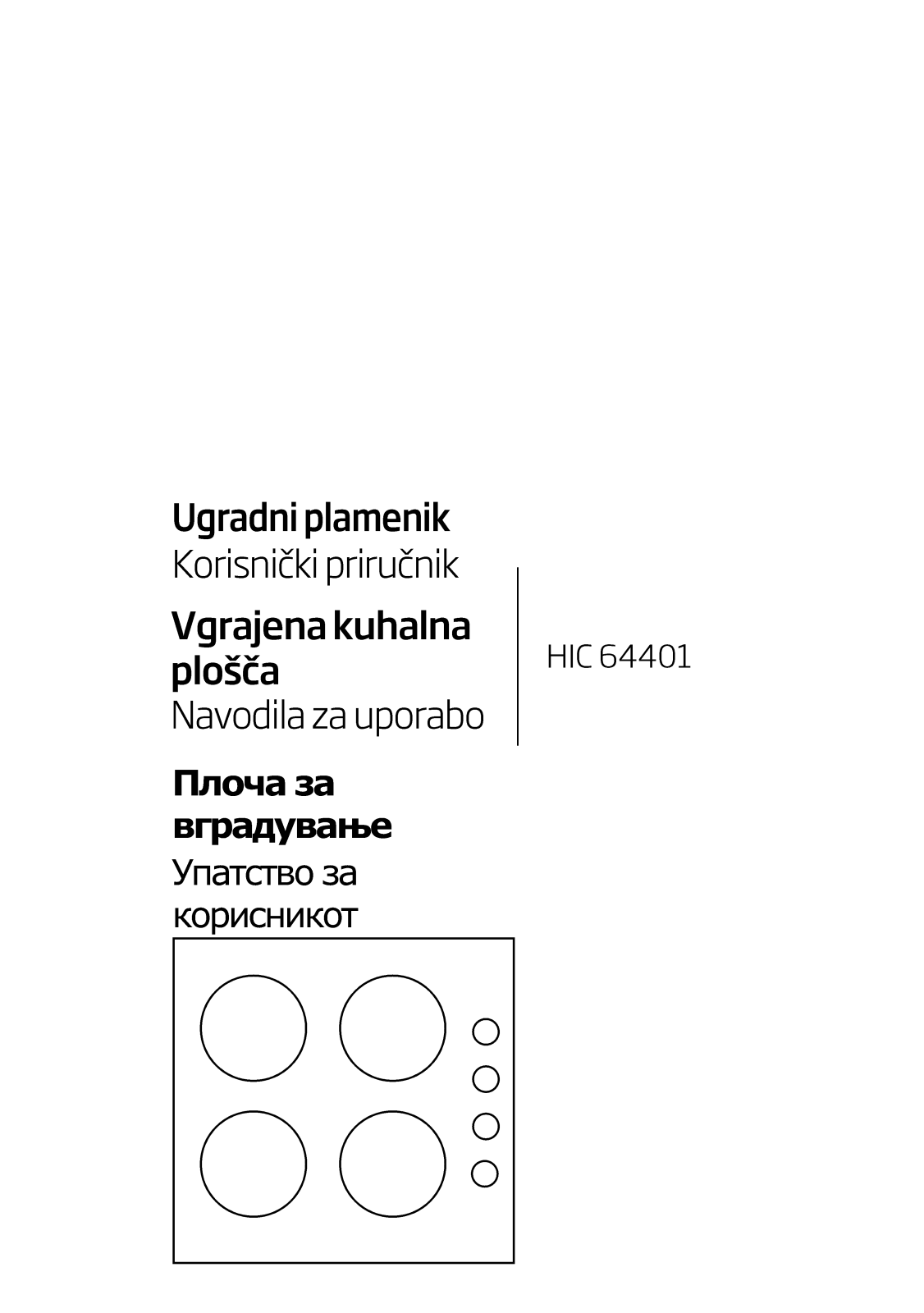 Beko HIC64401 User manual