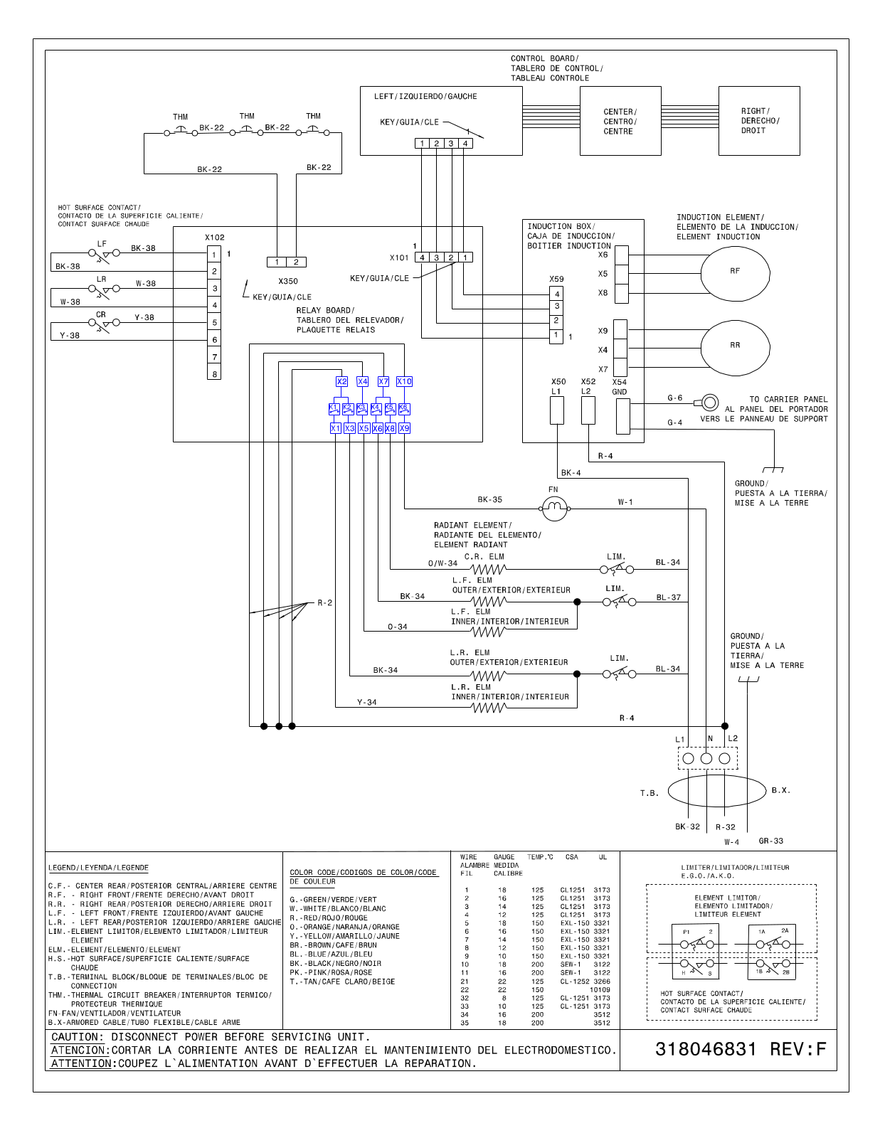 Electrolux EW36CC55GS, EW36CC55G W, EW36CC55G B Wiring Diagram