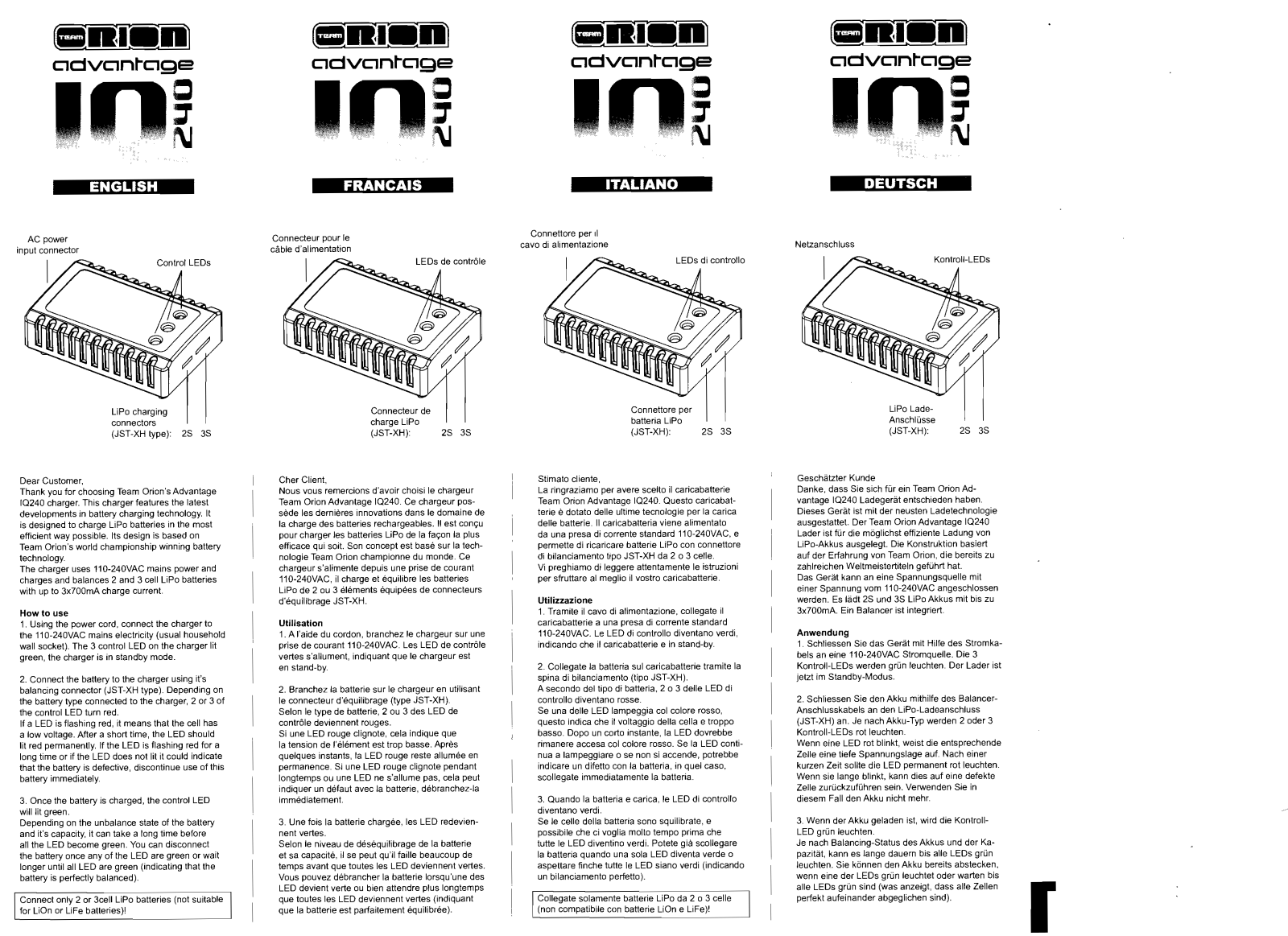 Team Orion IQ240 User guide