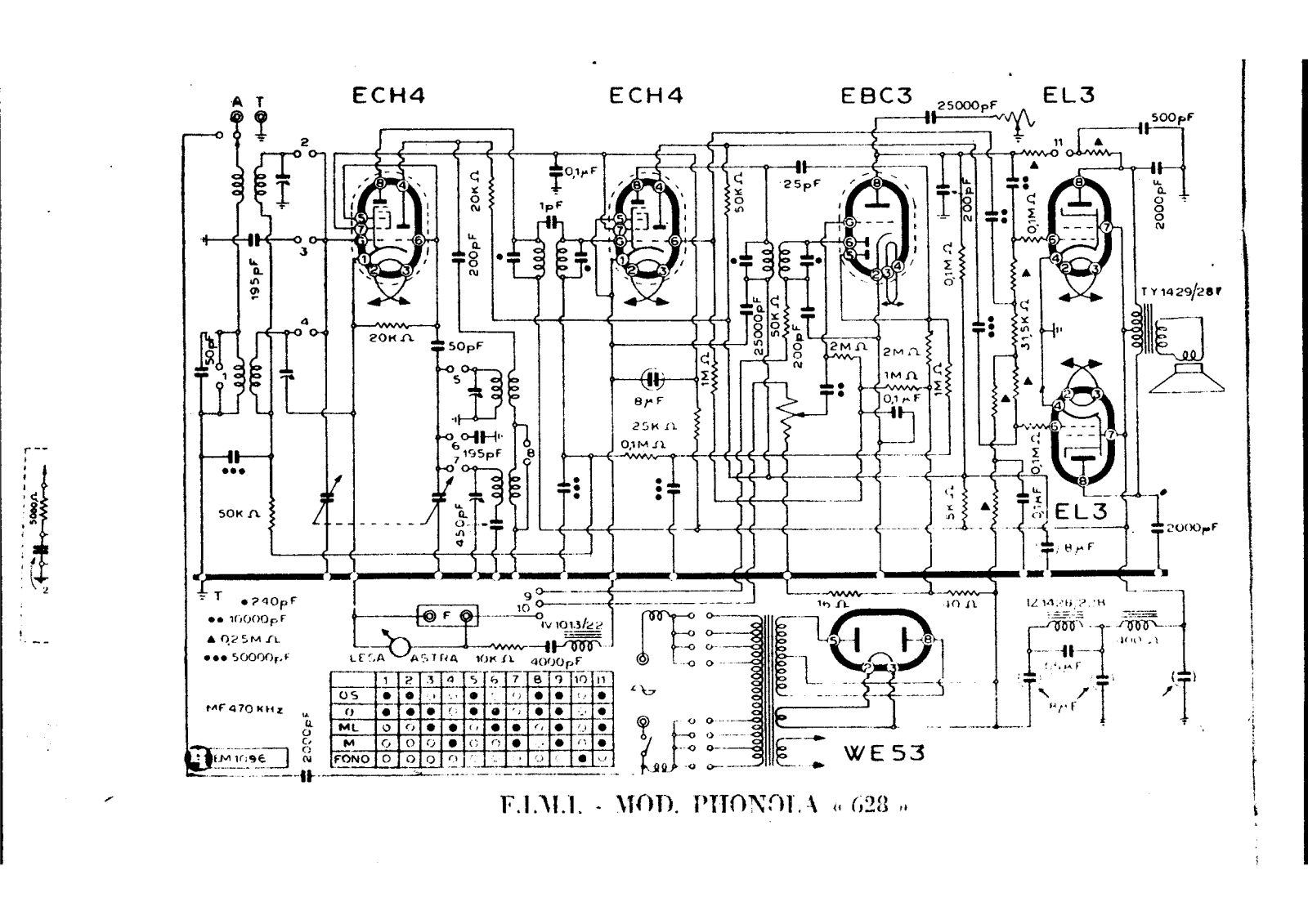 Phonola 628 schematic - ManualMachine.com