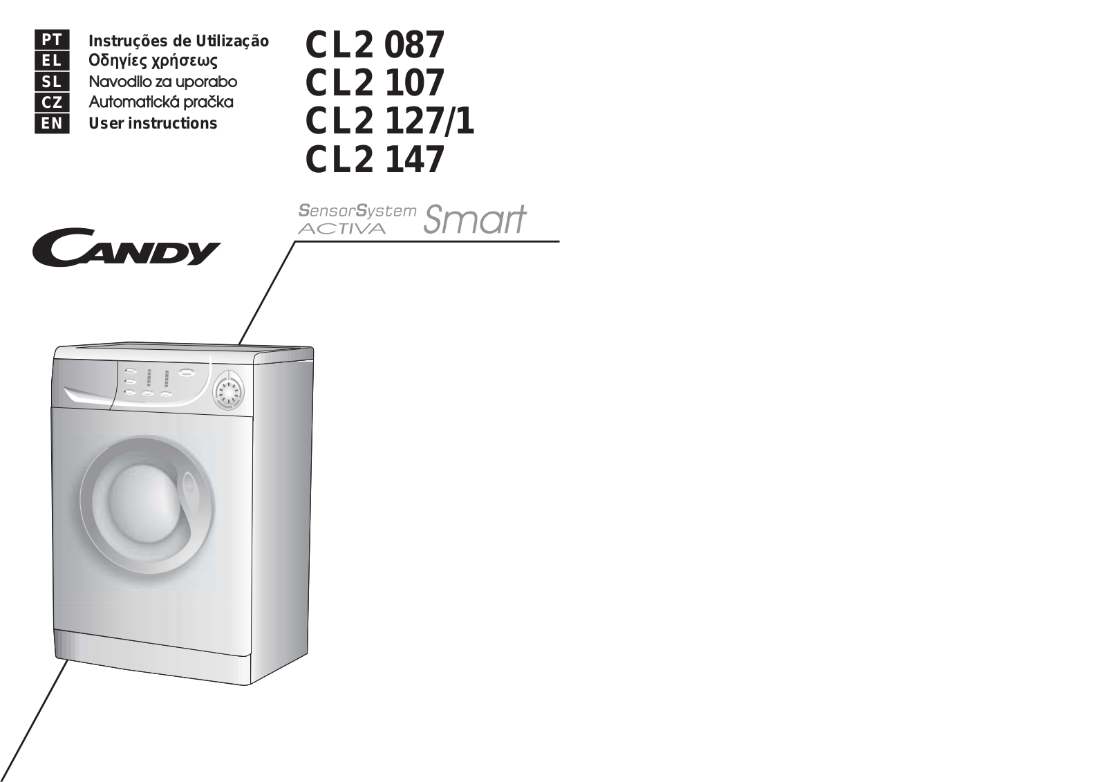 Candy CL2087 User Manual