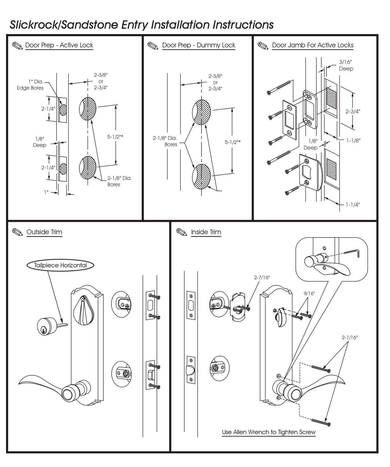Sure-Loc Hardware SLOC1151 Installation & Assembly - ManualMachine.com