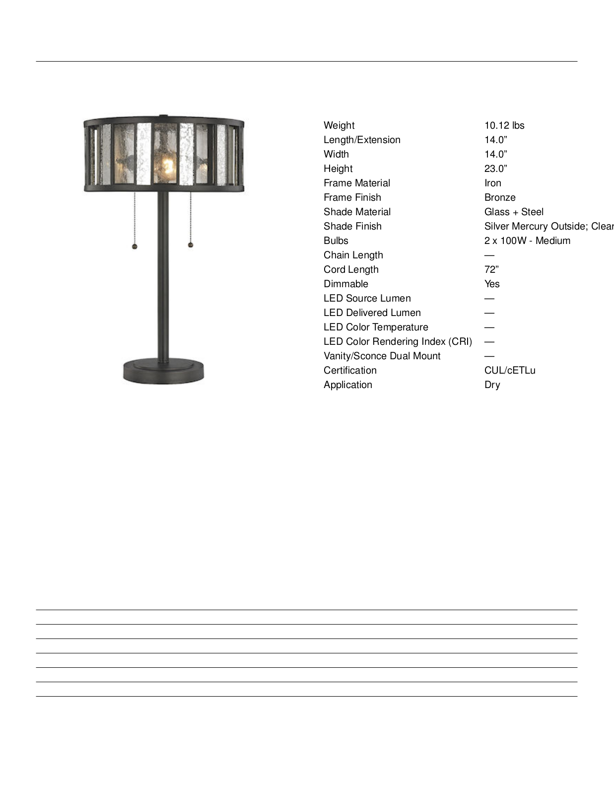 Ivy Bronx IVBX8170 Specifications - ManualMachine.com