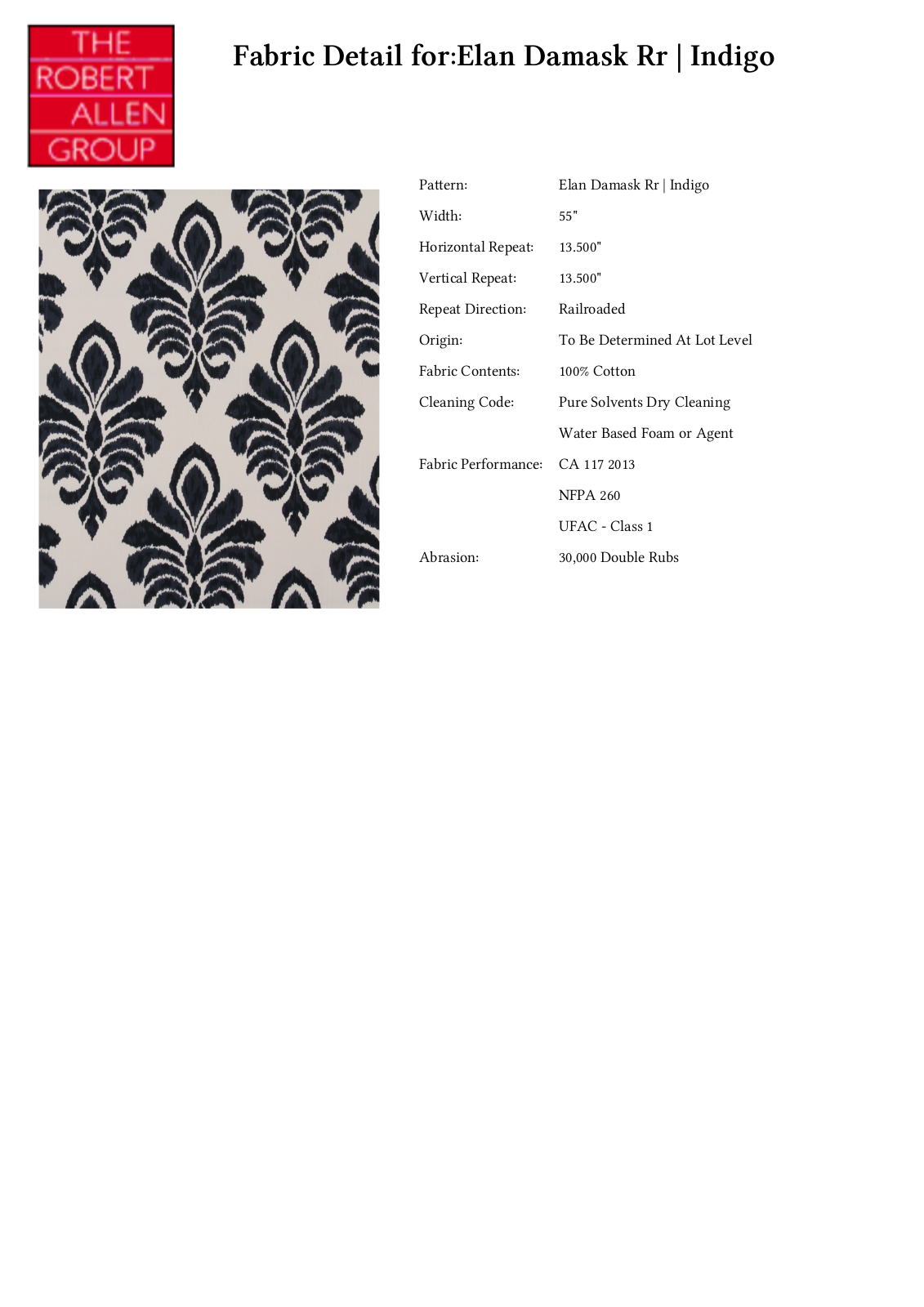 Robert Allen RALF2070 Specifications - ManualMachine.com