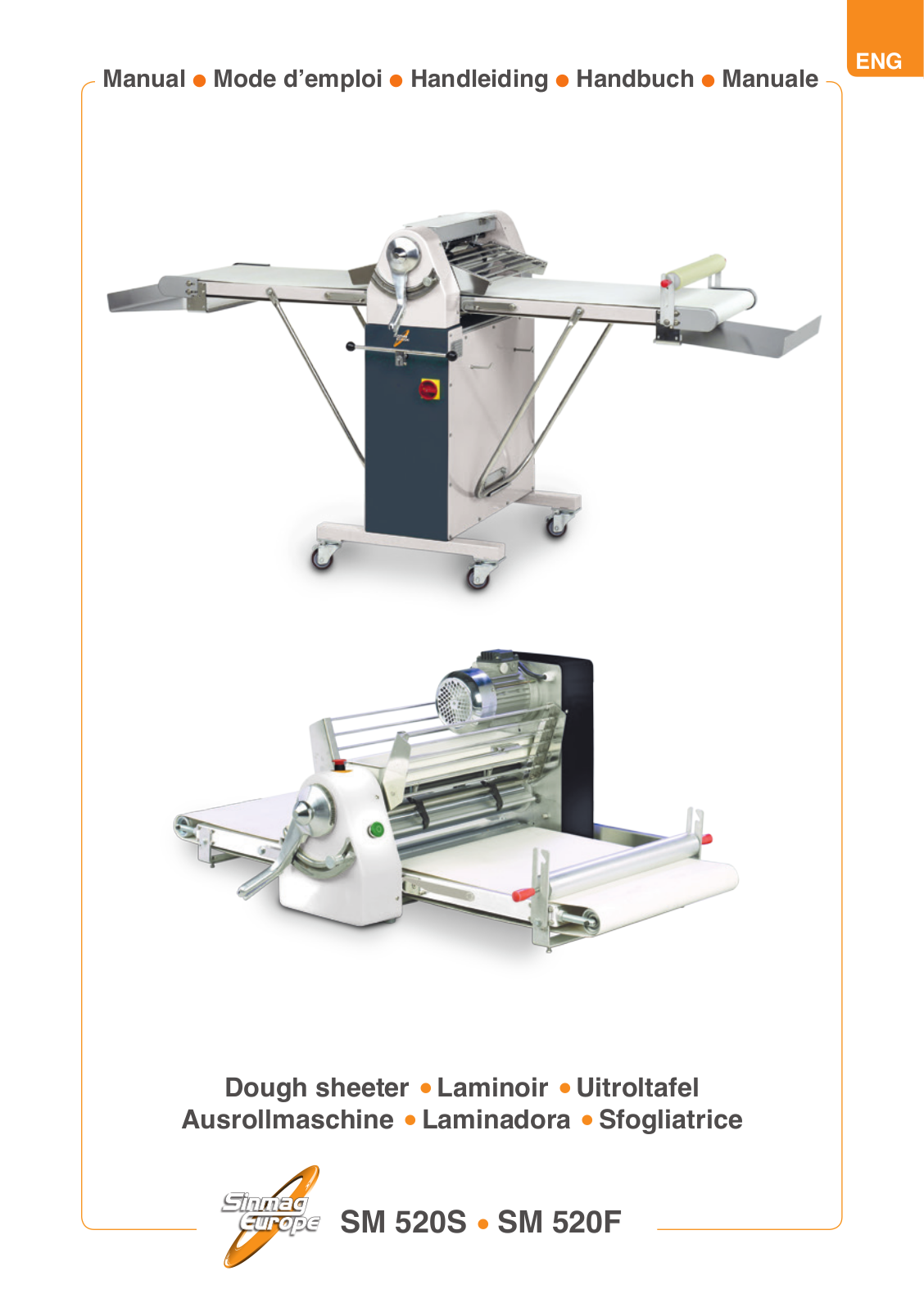 Sinmag Europe SM 520S, SM 520F User Manual - ManualMachine.com