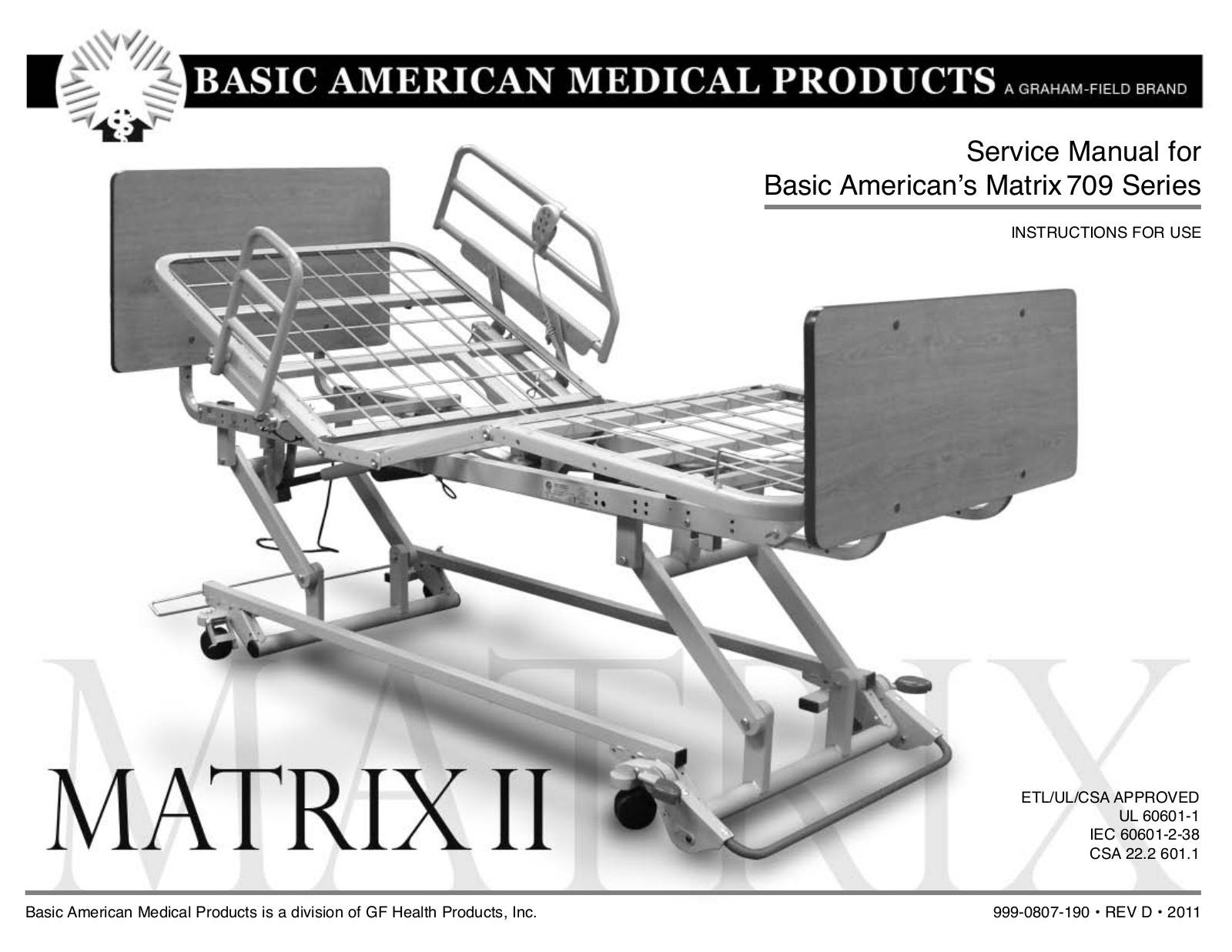 Graham Field Mp701404, Mp7114, MM7074, MM7014, Mp7074 User Manual