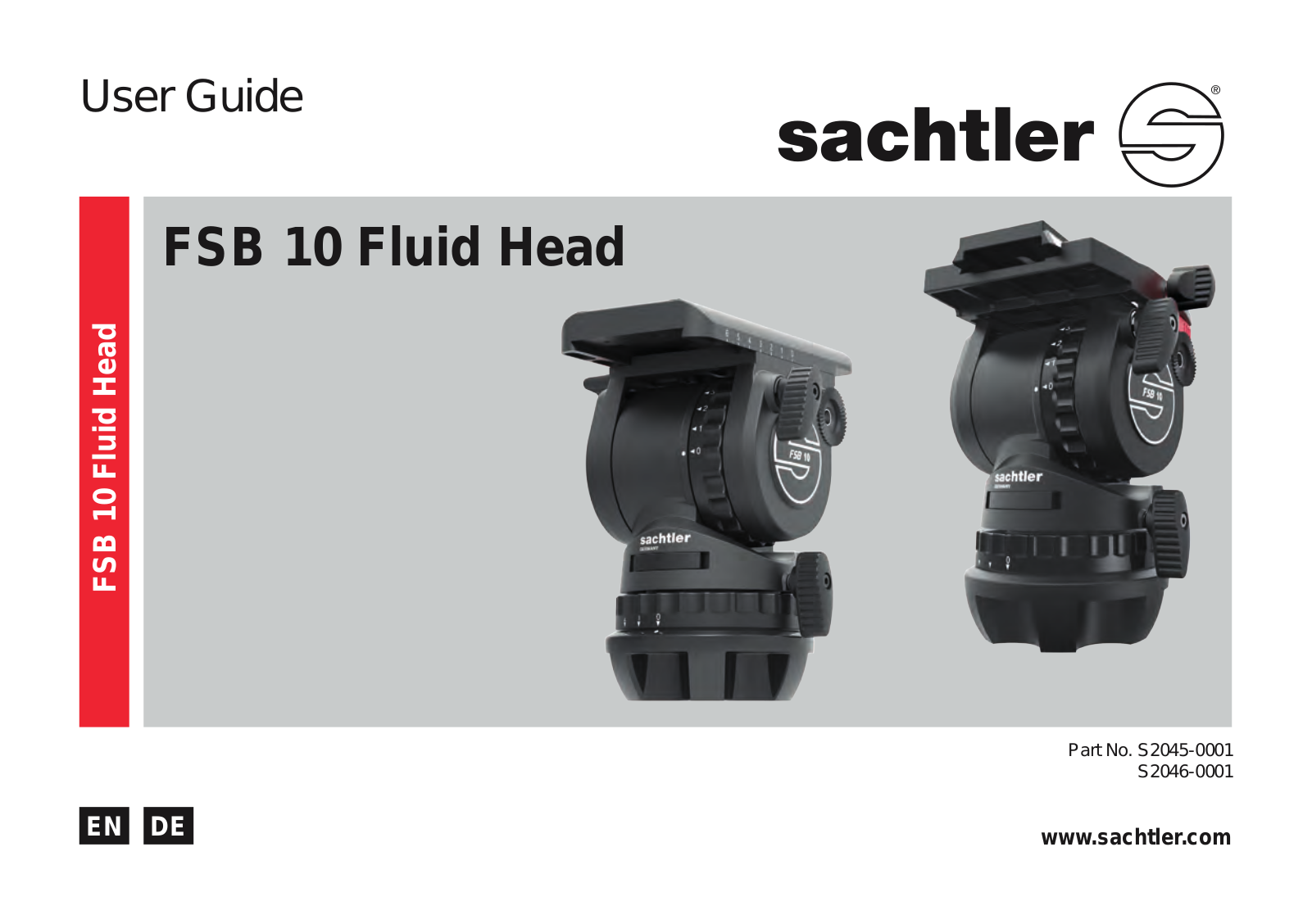 Sachtler FSB 10 Users Manual