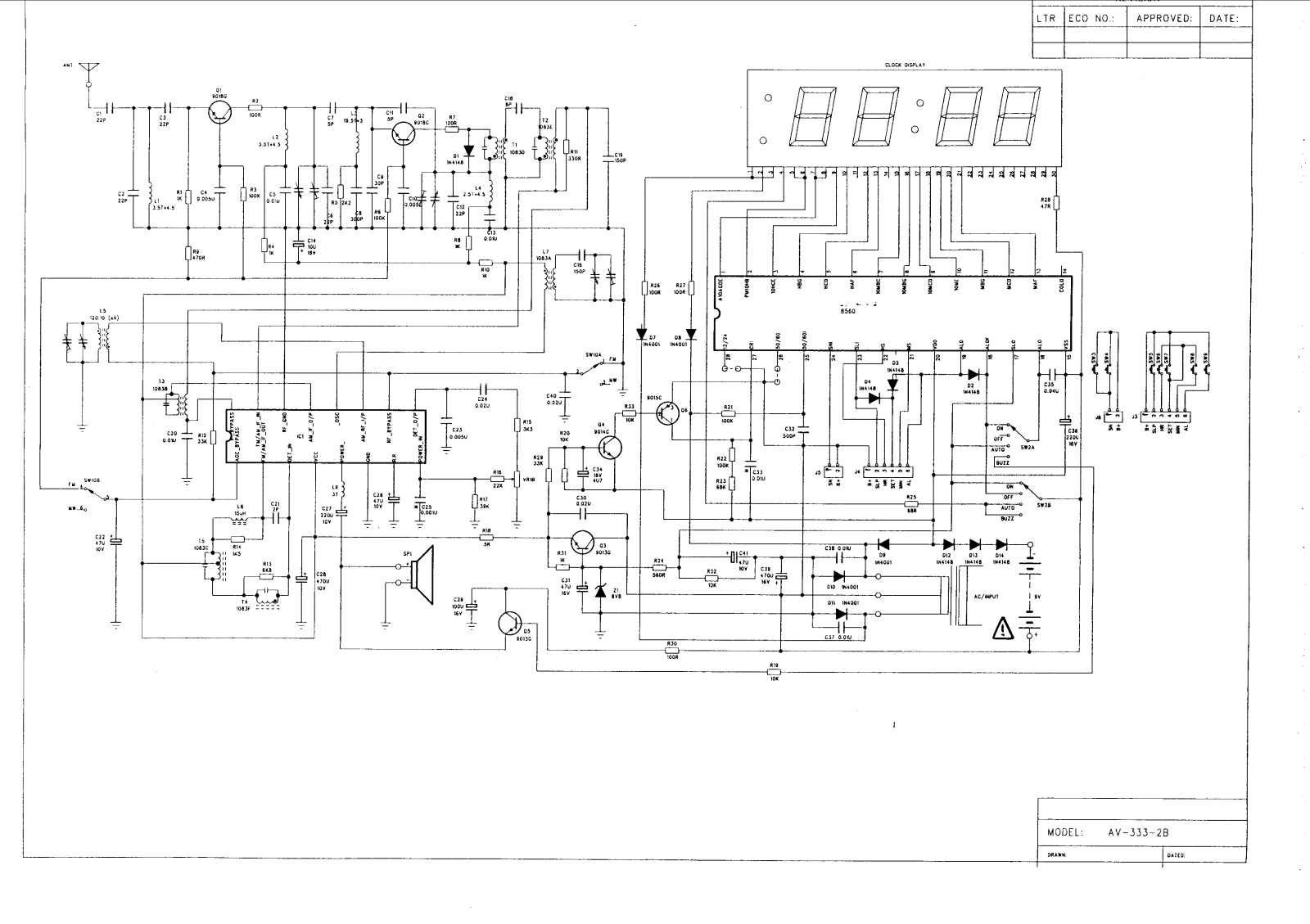 Vitek VT-3502 Schematic