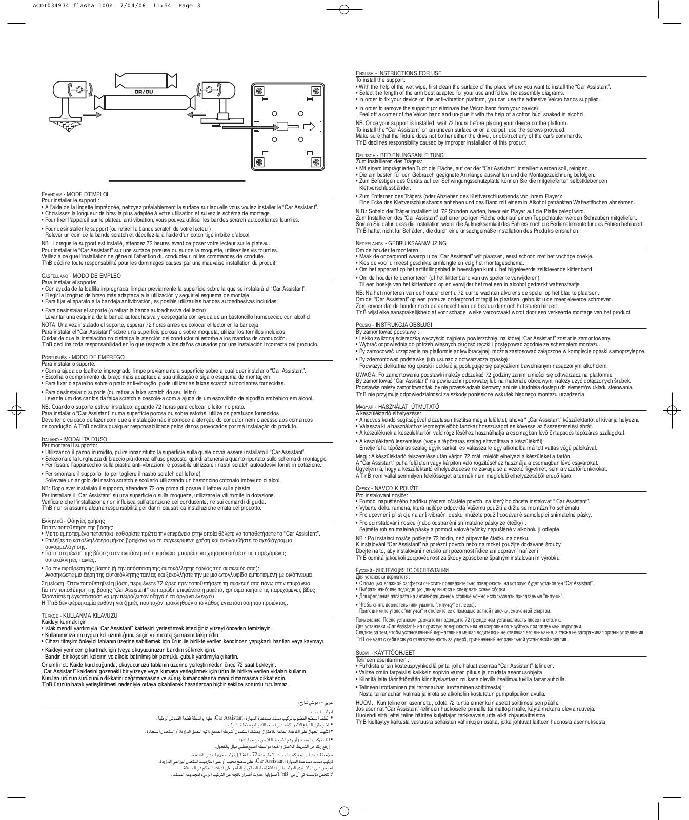 TNB ACDI034934 User Manual