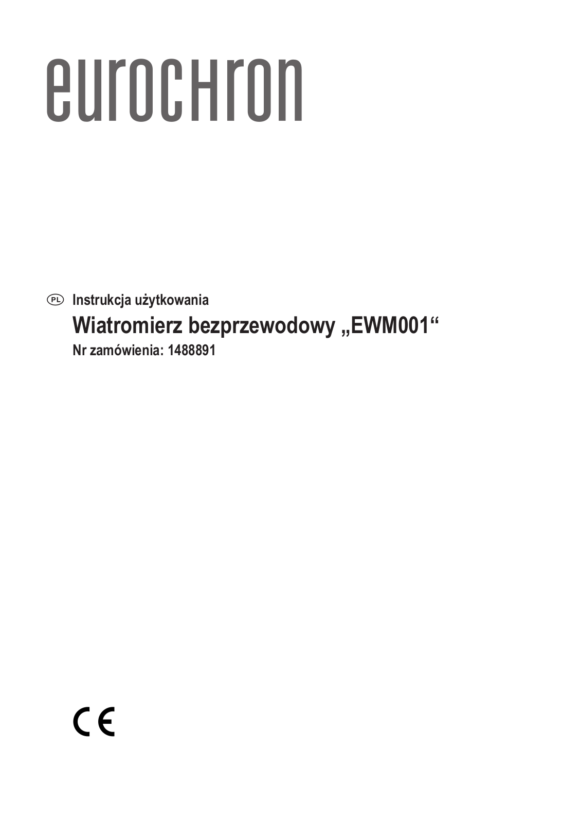 Eurochron EWM001 User manual