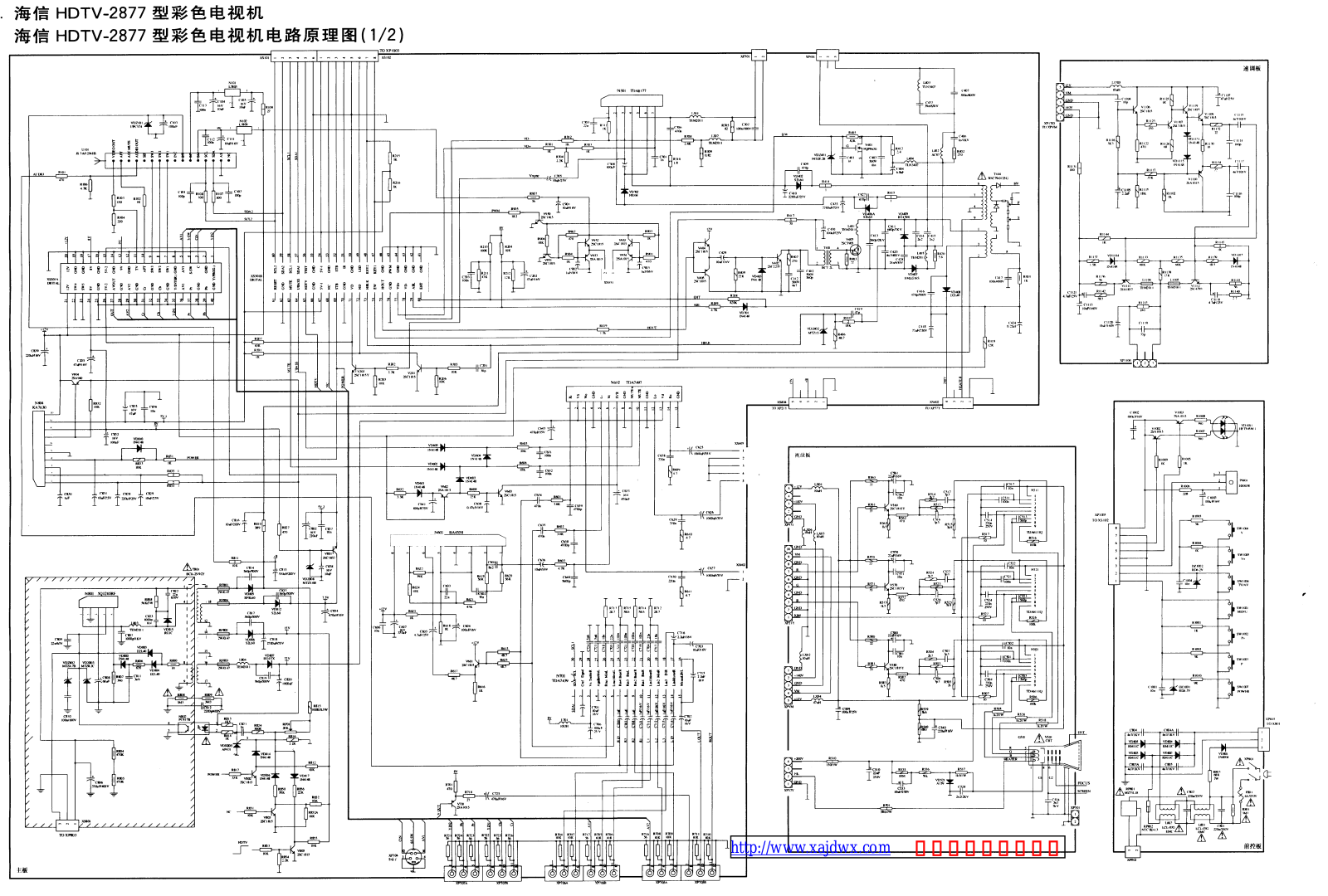 Hisense HDTV2877 Schematic