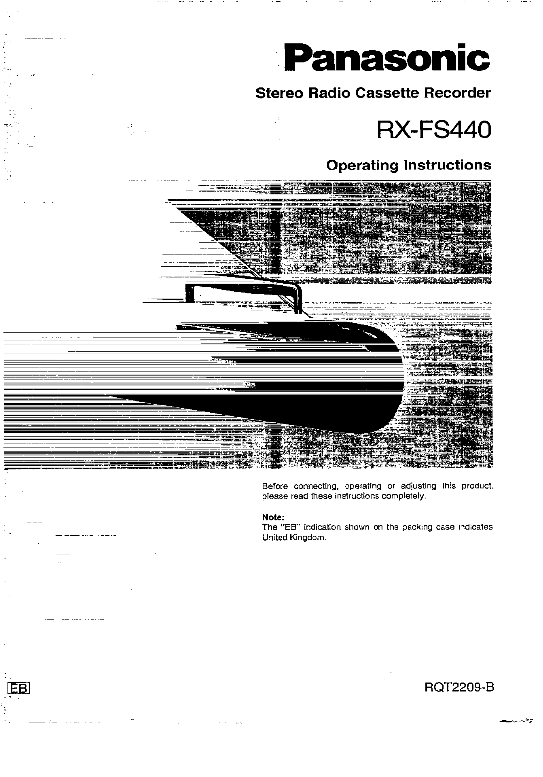 Panasonic RX-FS440 User Manual