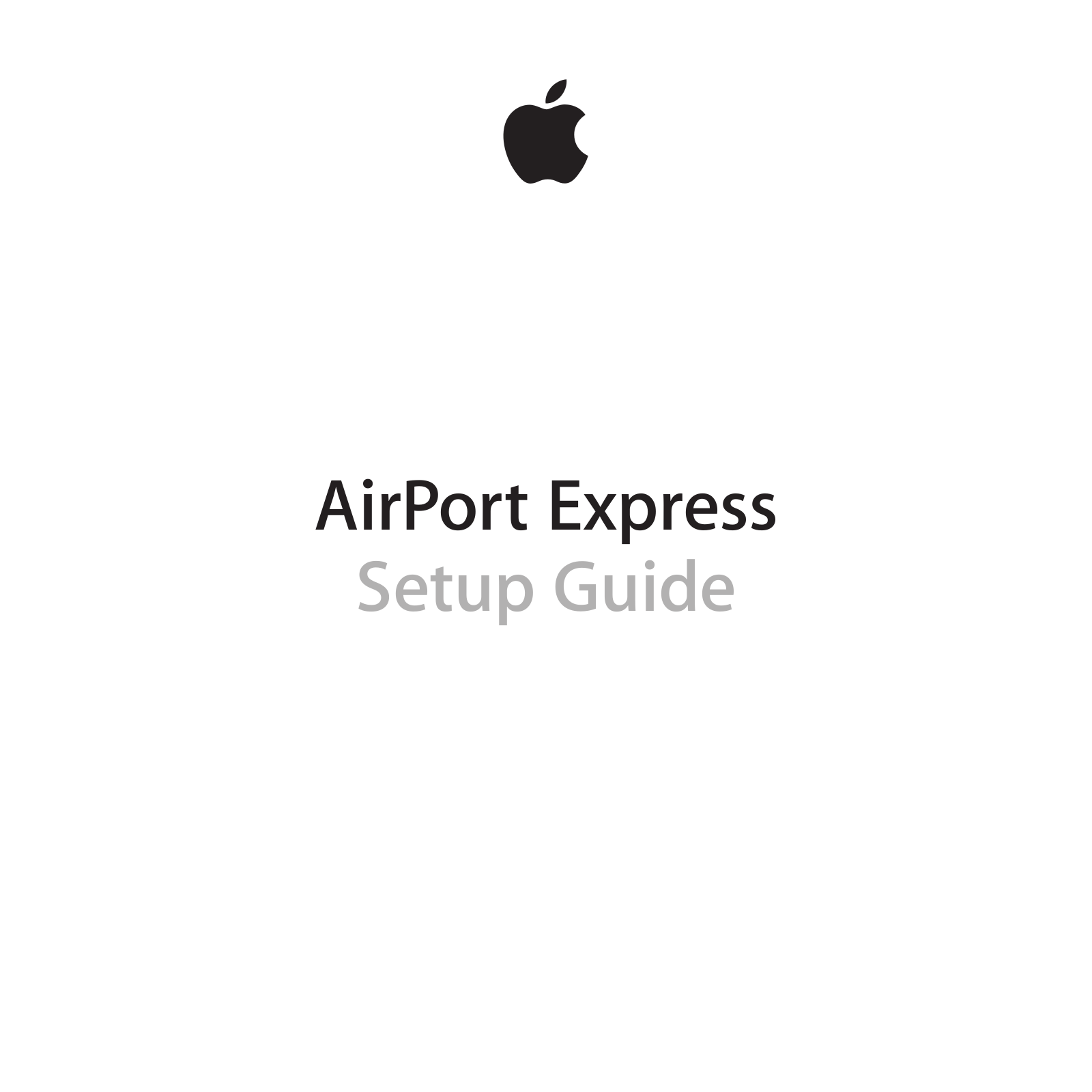 Apple Airport Express User Manual