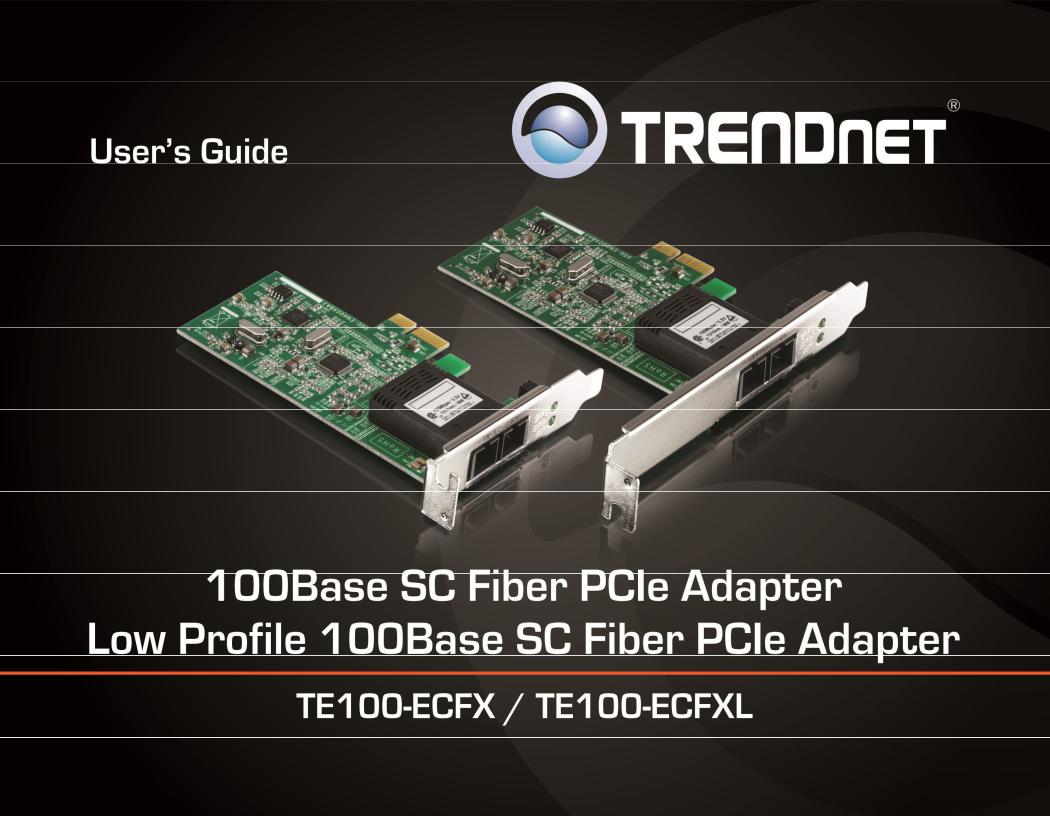 TRENDnet TE100-ECFX, TE100-ECFXL User Manual
