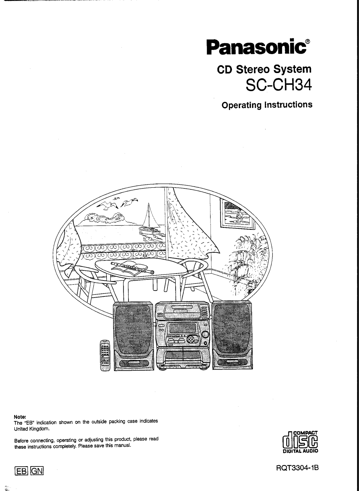 Panasonic SC-CH34 Operating Instruction