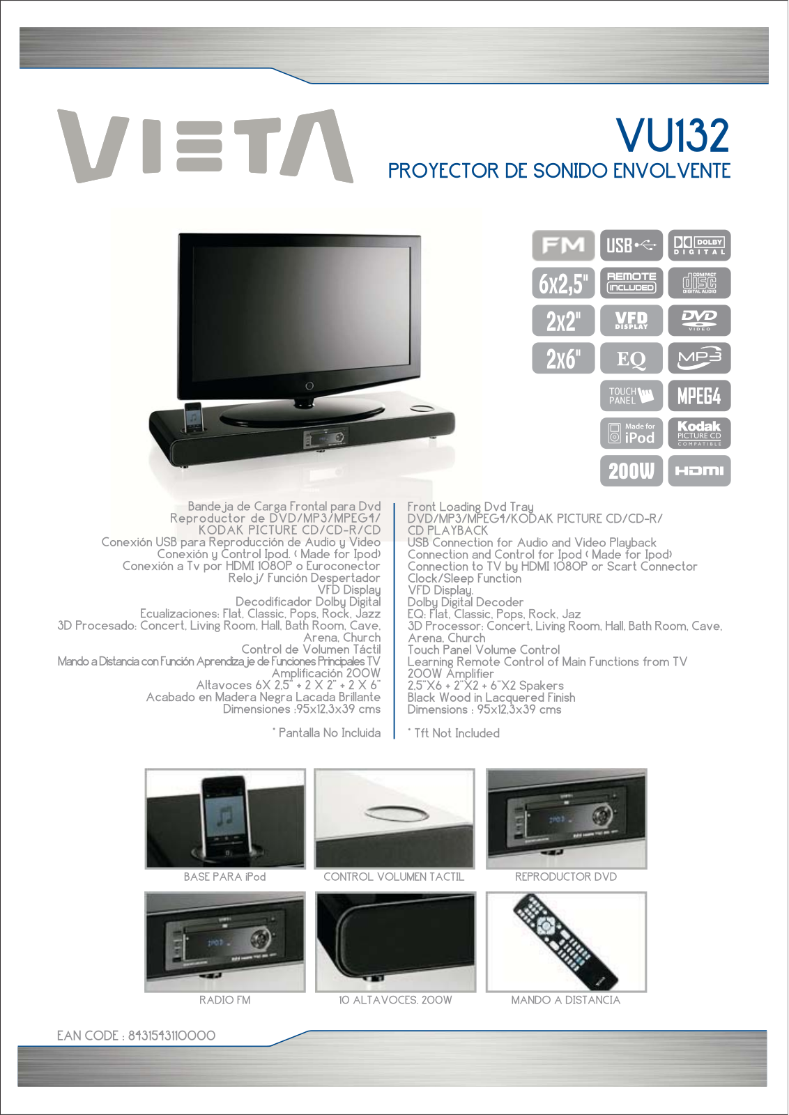 Vieta VU132 BROCHURE