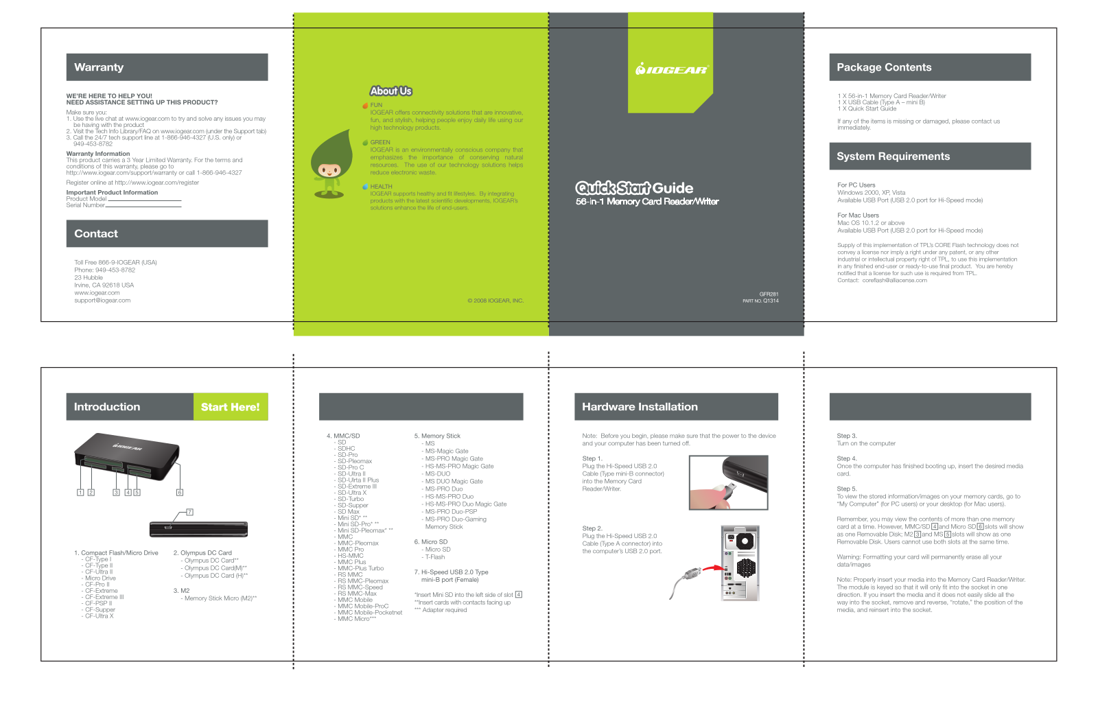 IoGear GFR281 Users Guide - ManualMachine.com