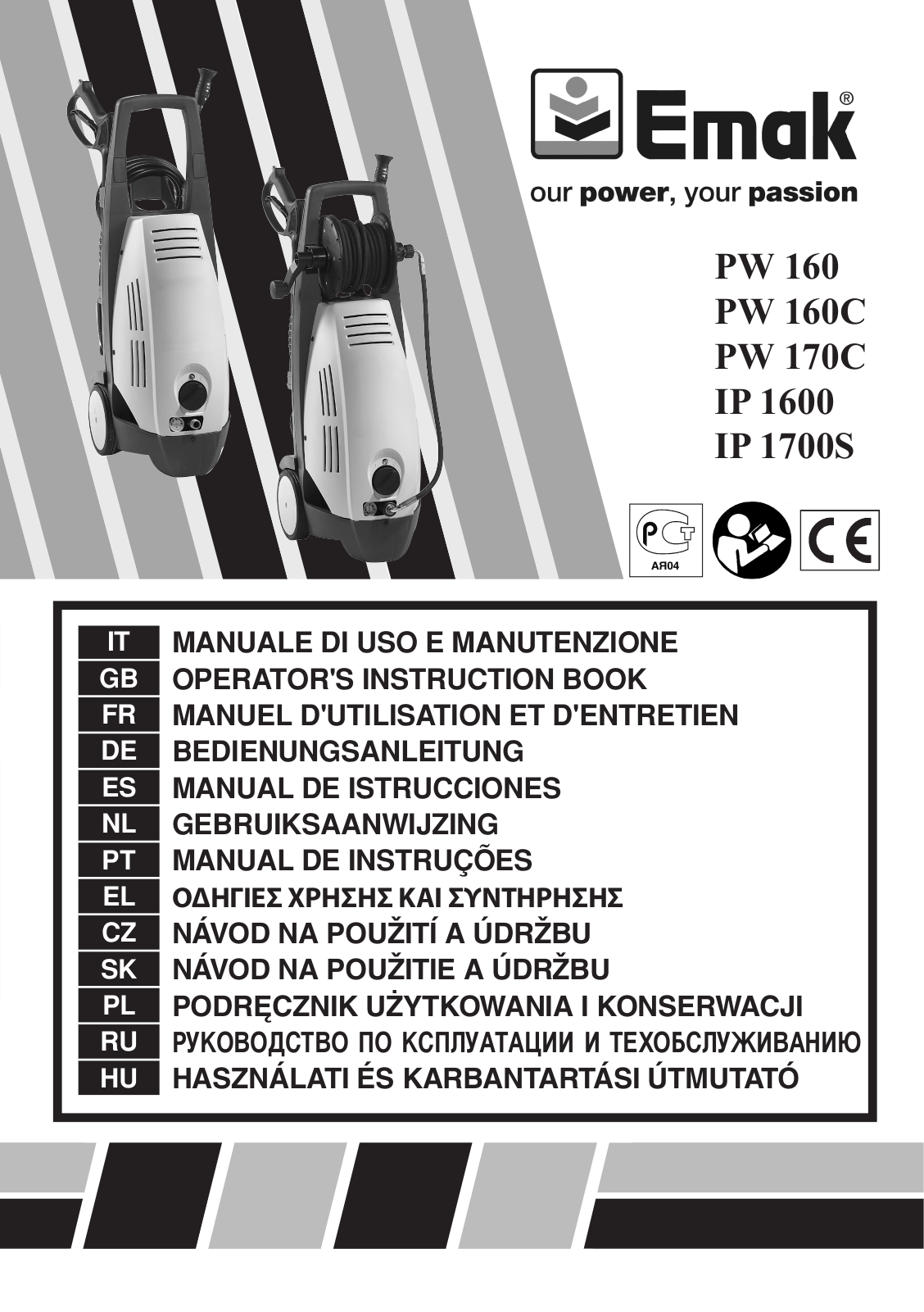 Oleo-mac PW 170 C User Manual