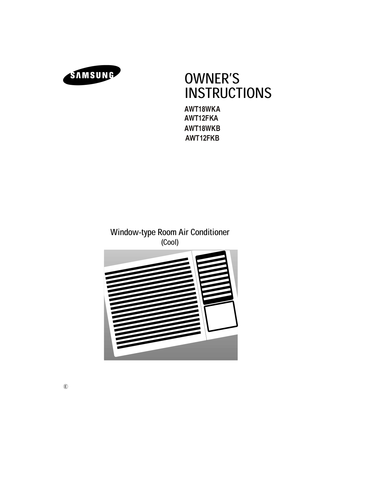 Samsung AWT12FKB, AWT18, AWT18XSB, AWT12FKA User Manual