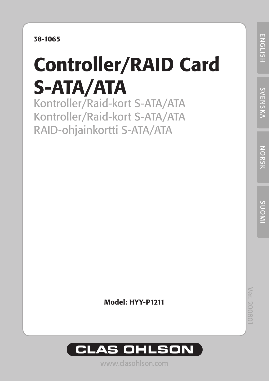 Clas Ohlson HYY-P1211 User Manual