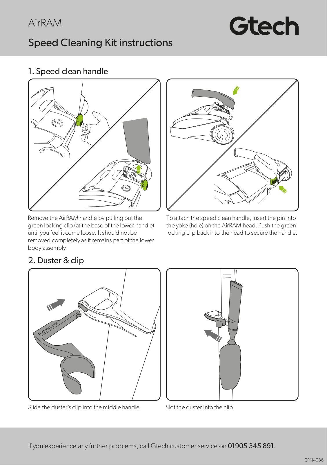 Gtech Airram User Manual