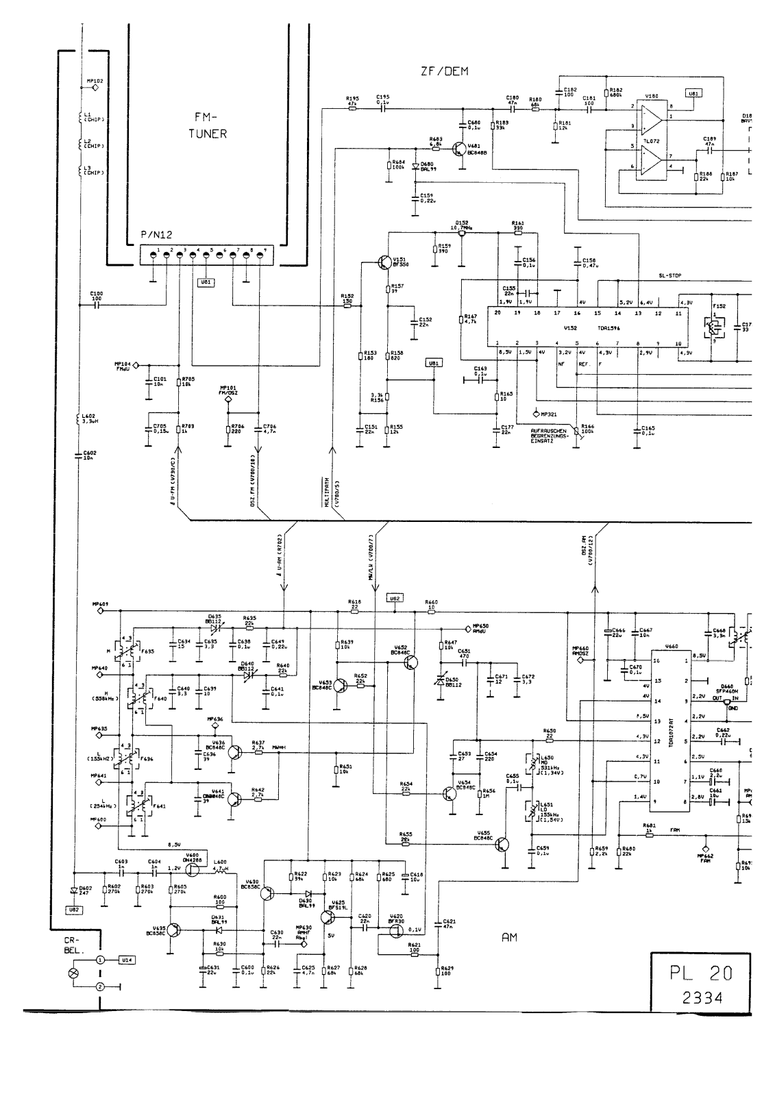 BLAUPUNKT RCR41, paris pr41 Service Manual