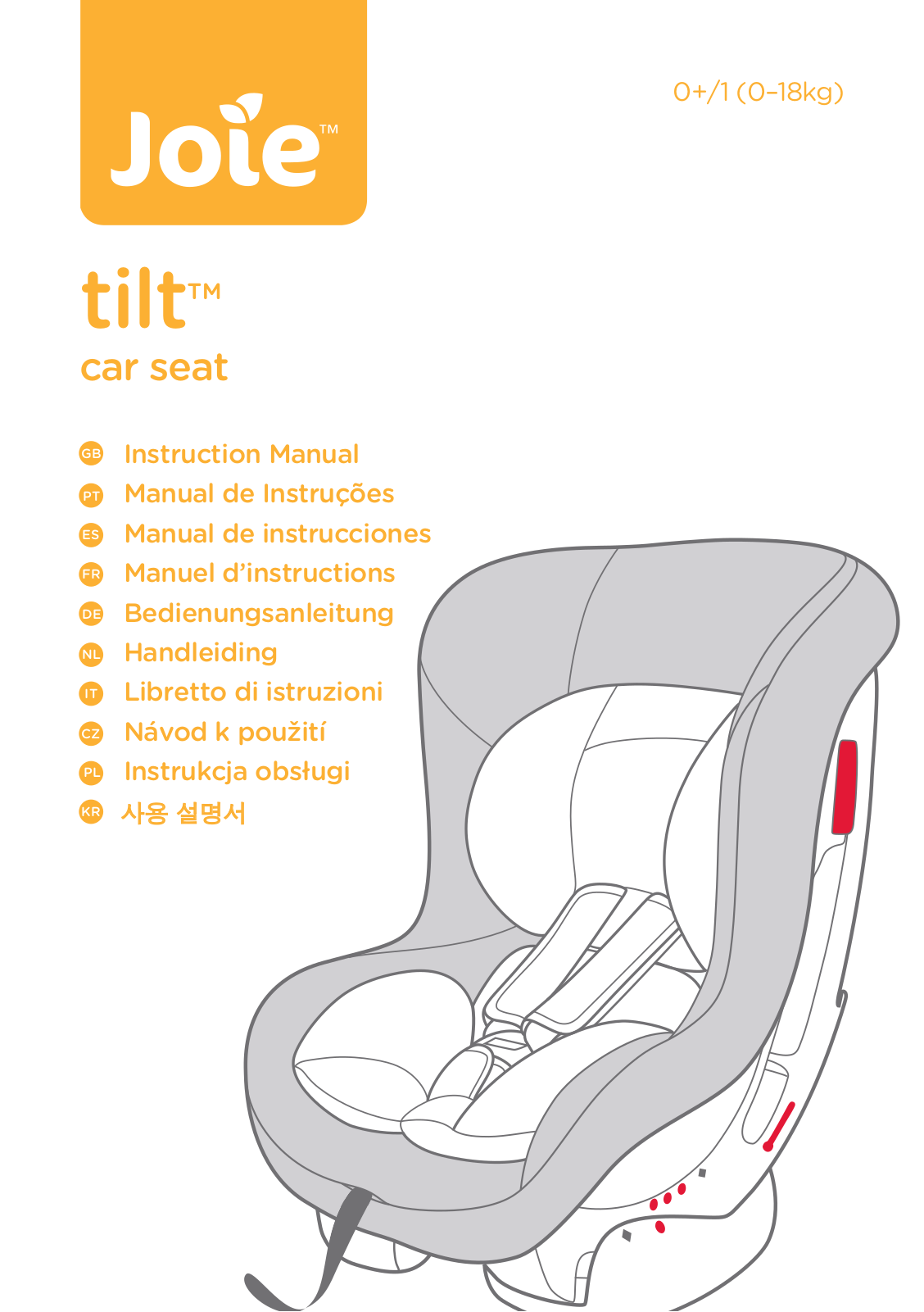 Joie Tilt User Manual