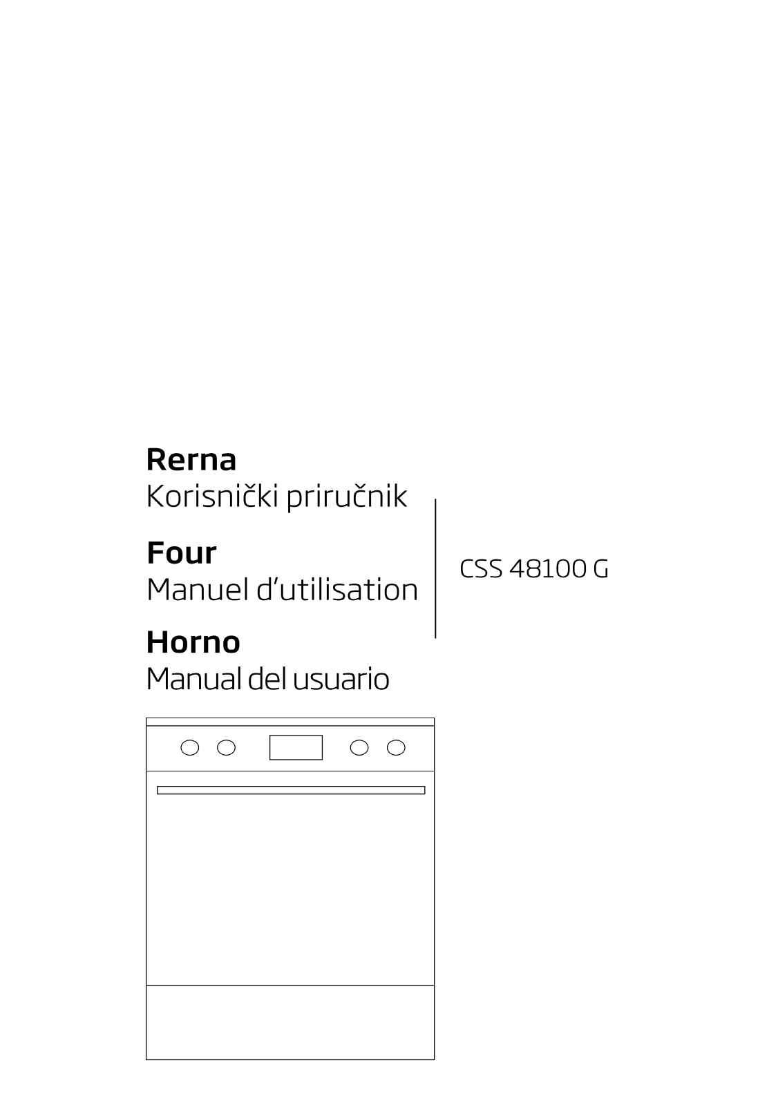 Beko CSS48100G User manual