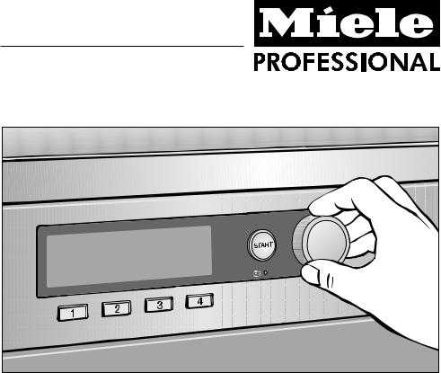 Miele PT 7136 Vario OS Operating instructions