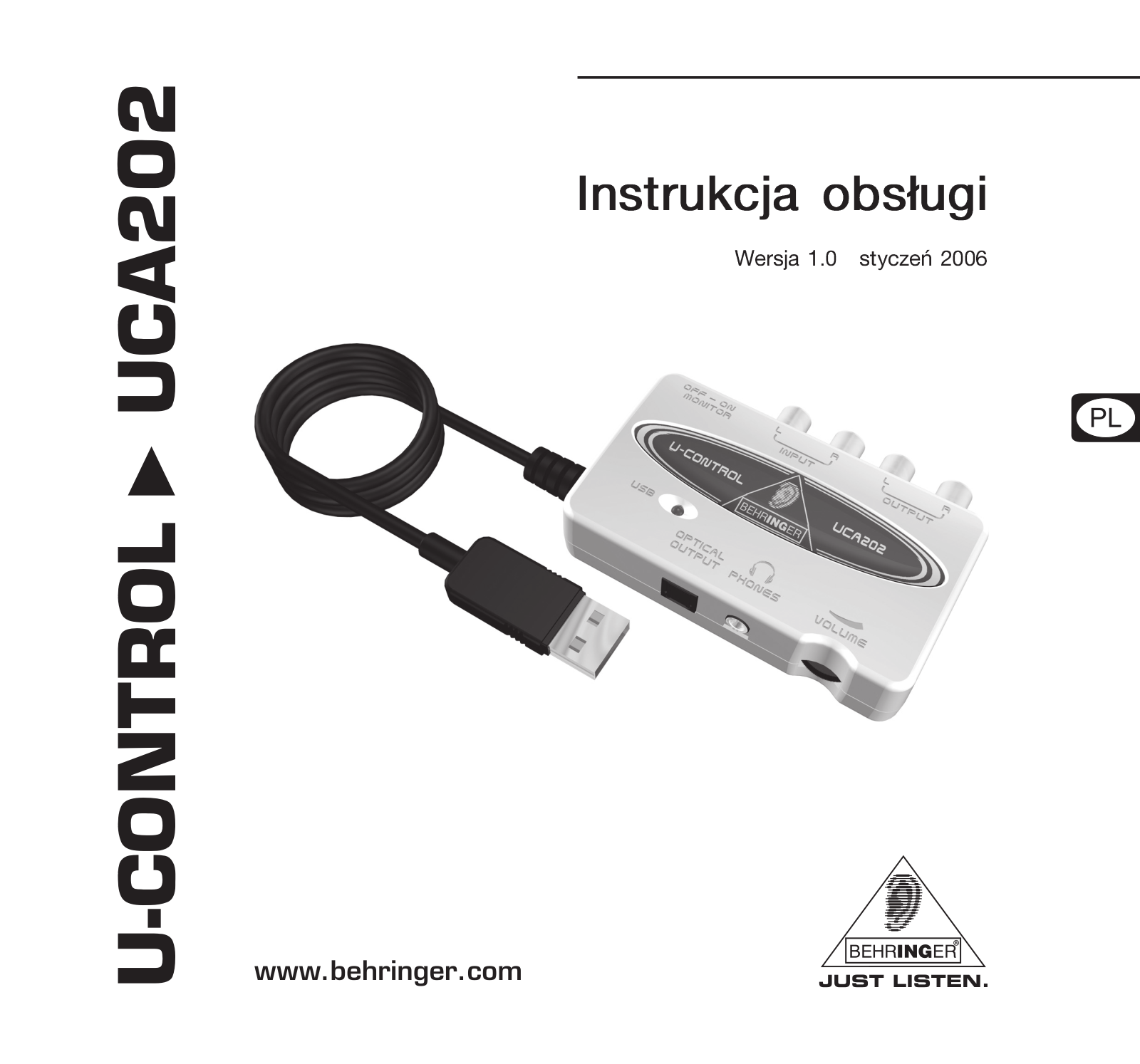 Behringer UCA202 User Manual