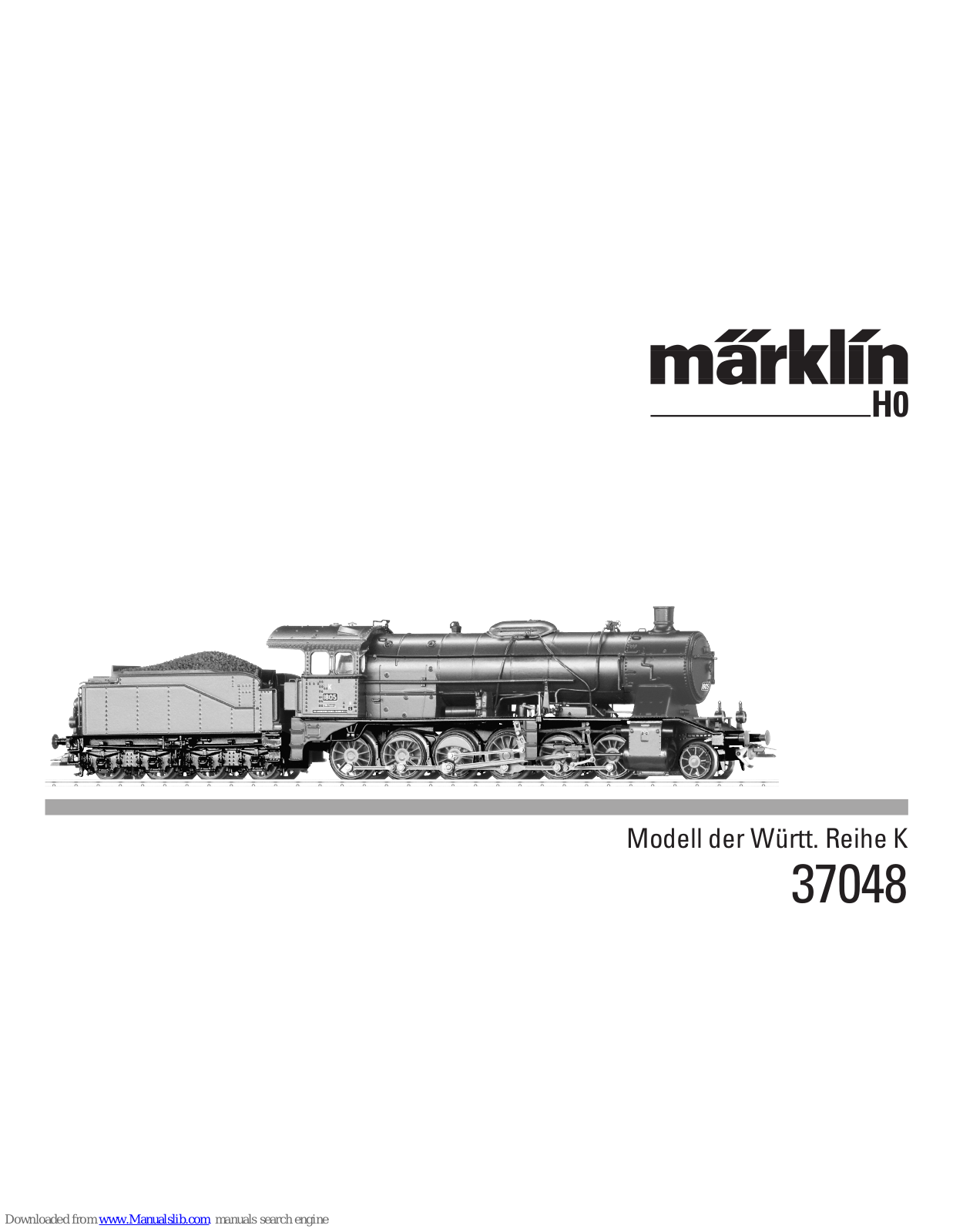 marklin 37048 User Manual