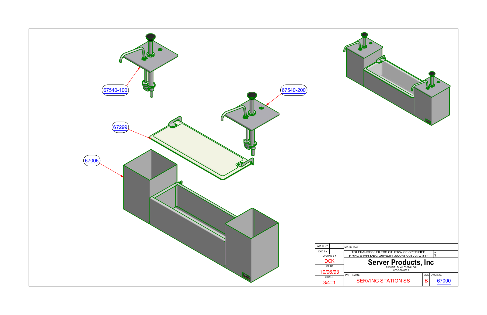 Server 67000 Parts Manual