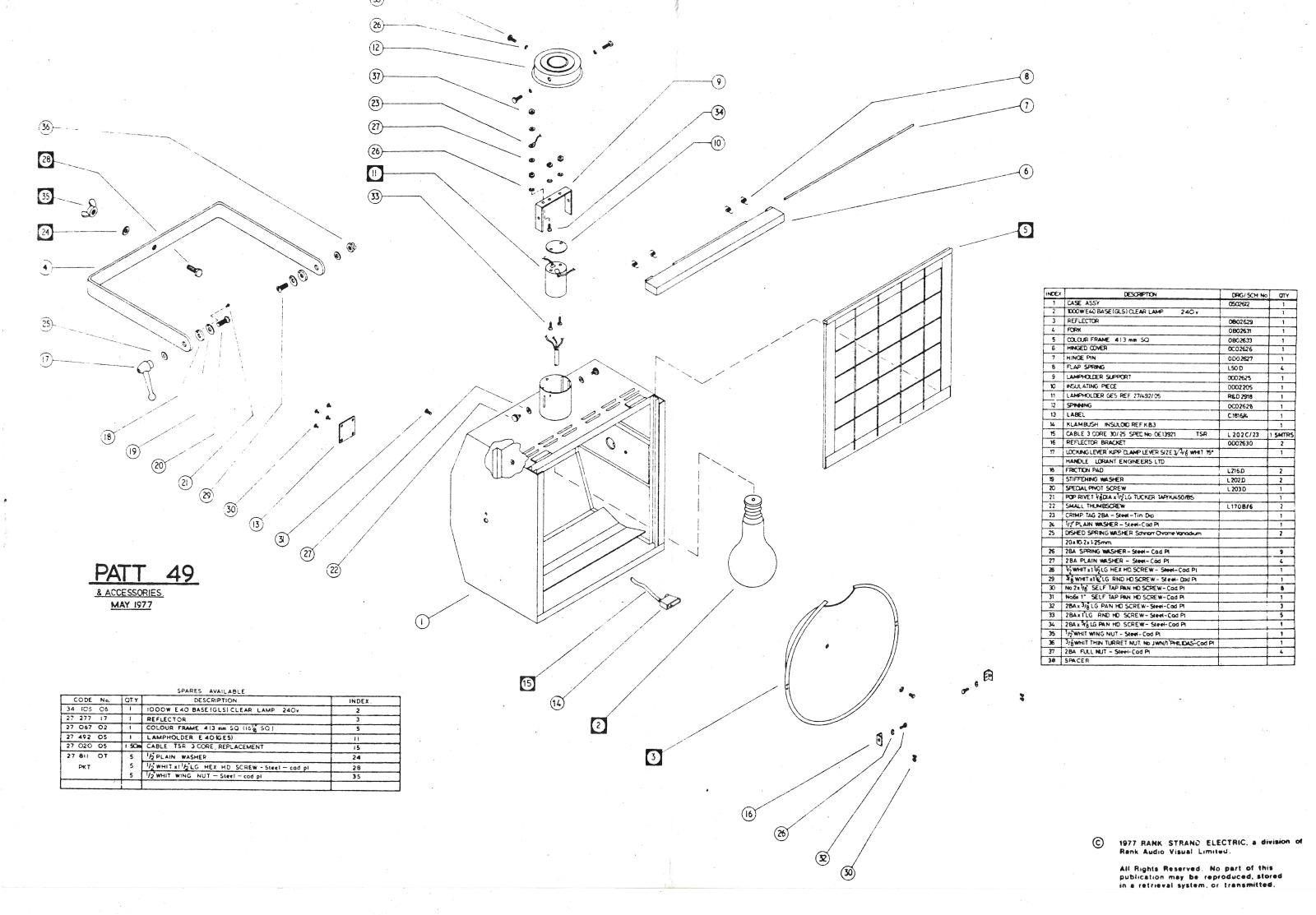 Strand Patt.49 Exploded Diagram - ManualMachine.com